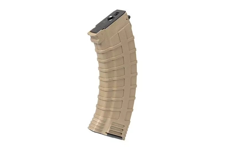 Cargador Mid-cap 130 balines para réplicas AK - Tan