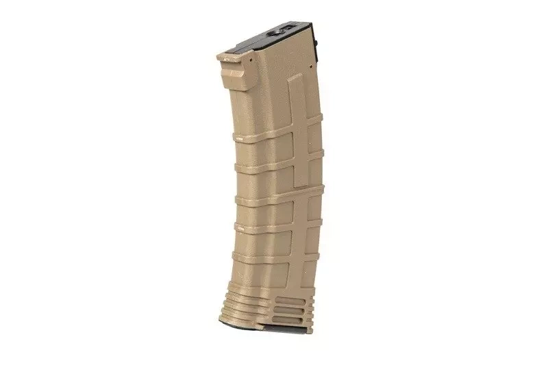 Cargador Mid-cap 130 balines para réplicas AK - Tan