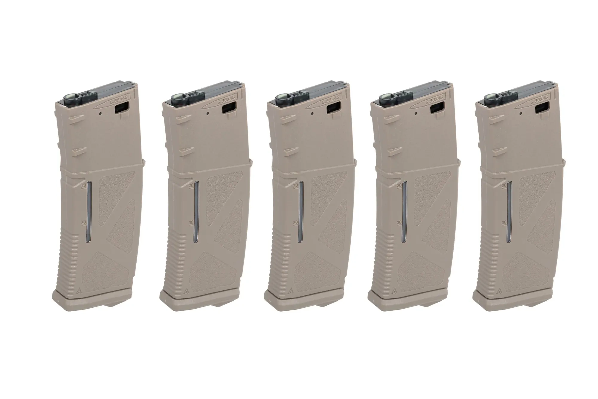 Cargador de cápsula variable Mid-Cap 130/ 30 cartuchos Arcturus EMM M4/M16 para réplicas M4/M16 Flat Dark Earth (paquete de 5)