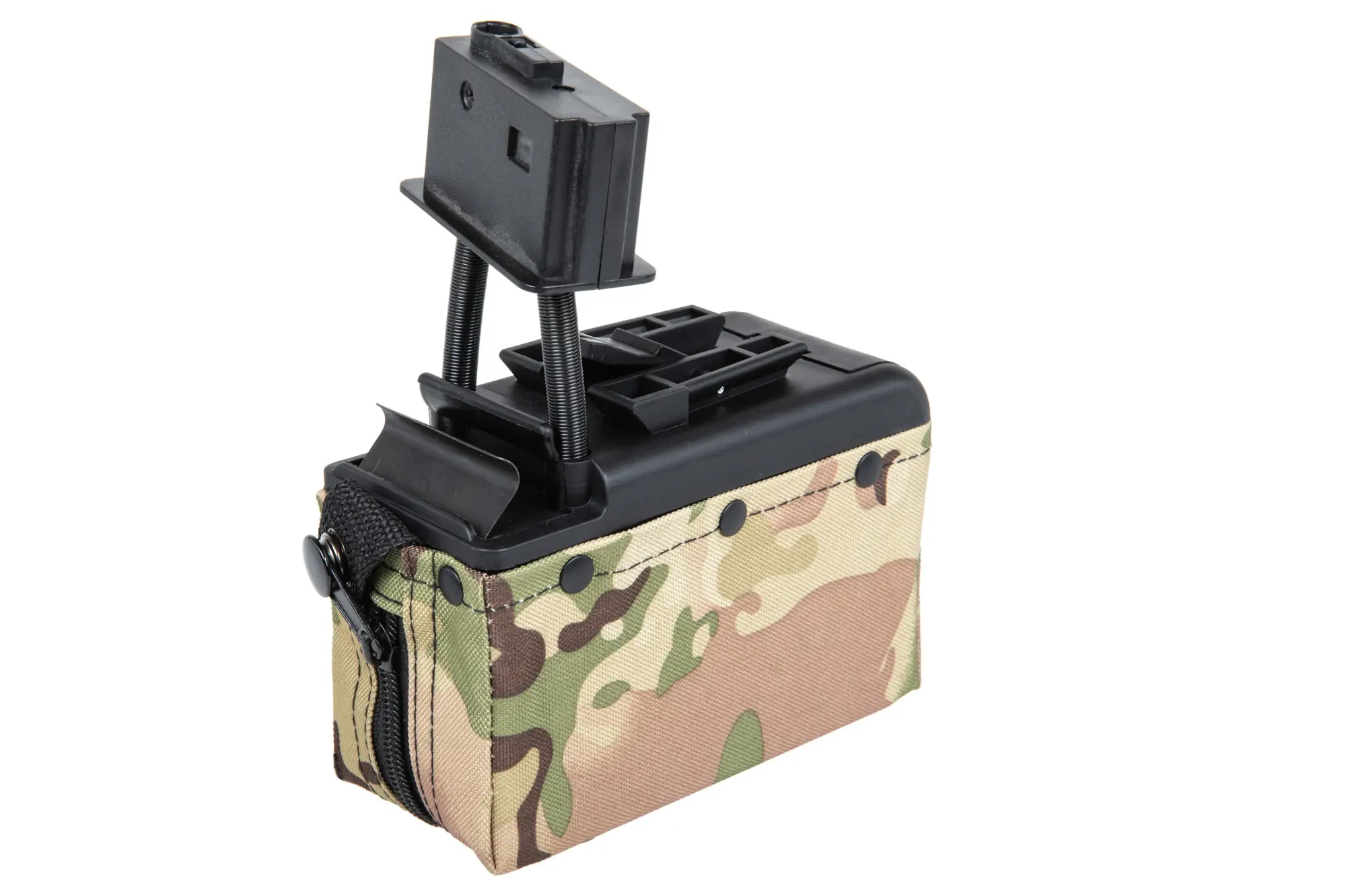 Cargador eléctrico A&K para 2000 bolas para réplicas M249 MC