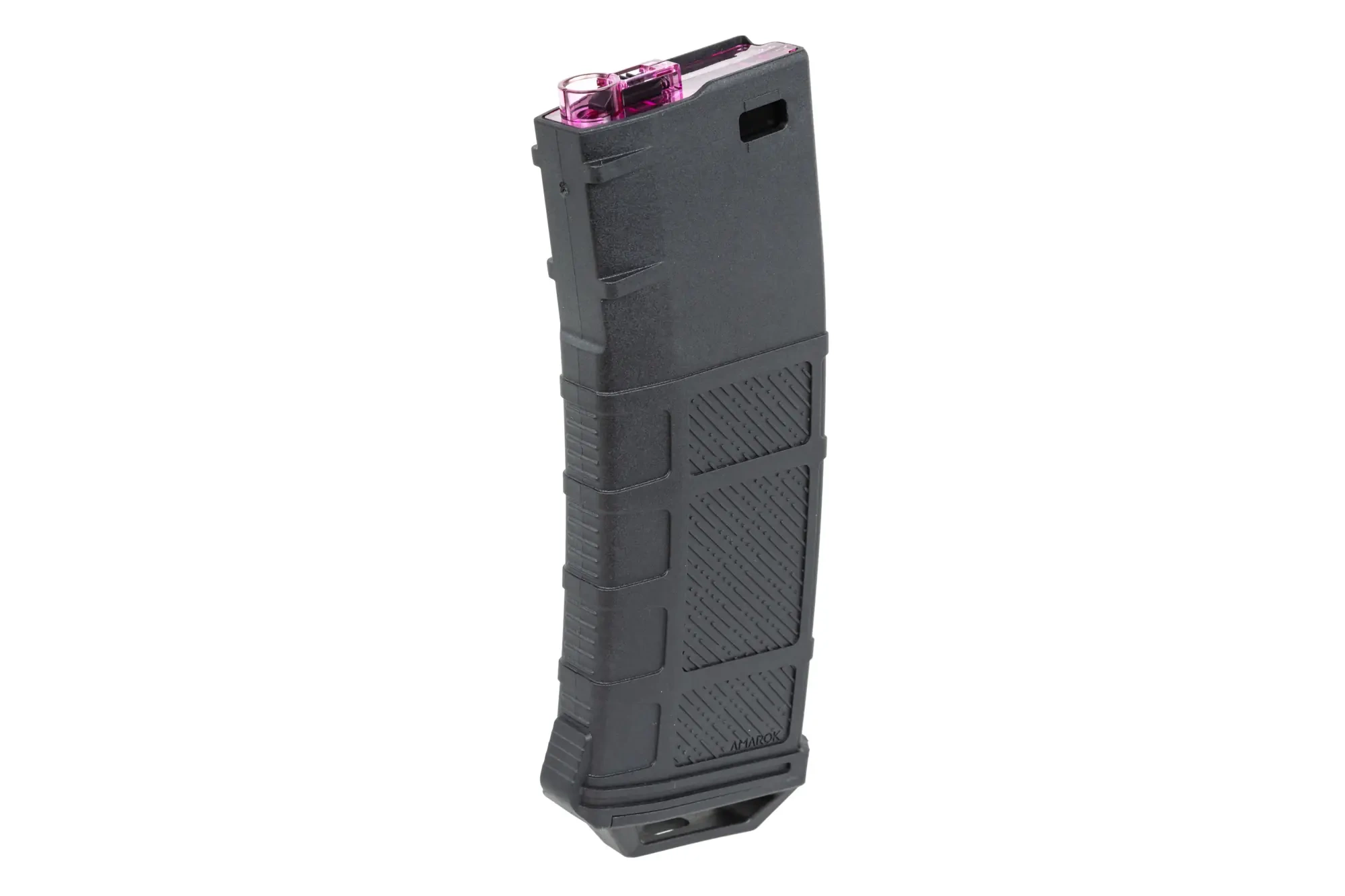Cargador mid-cap 250 cartuchos AMAROK Tipo A para réplicas M4/M16 Negro