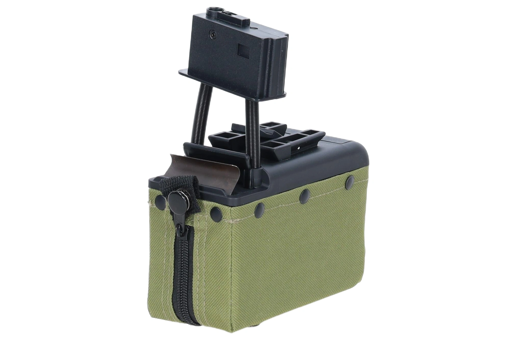 Cargador tipo caja 1500 bolas Specna Arms x AIK para M249 Ranger Verde