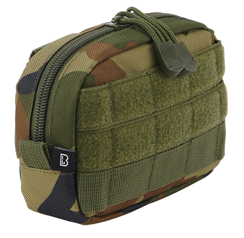 Cargador unired dotsal compacto Brandit con panel de velcro 8048 Woodland