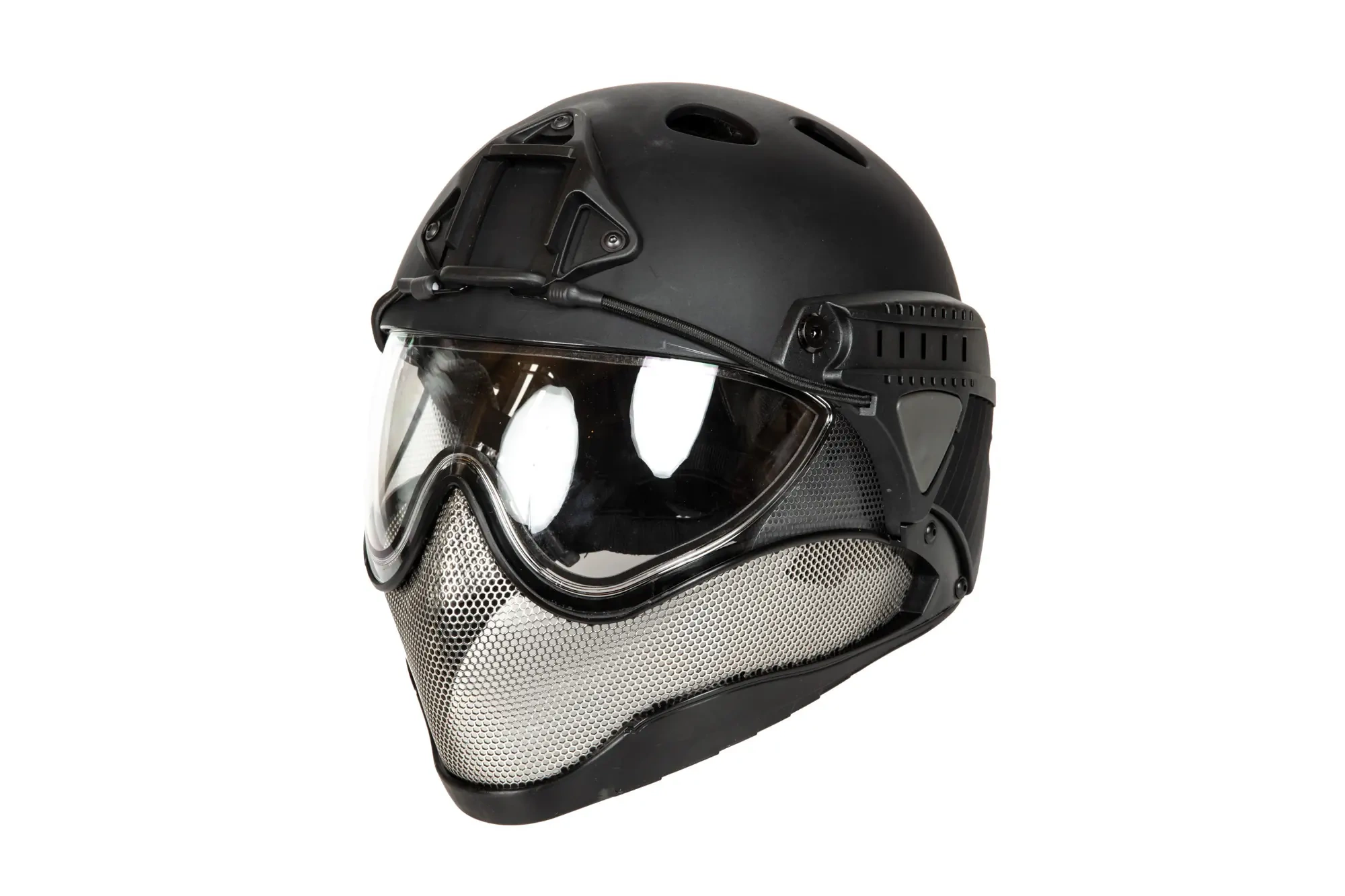 Casco Réplica Cara Completa Primero - Negro