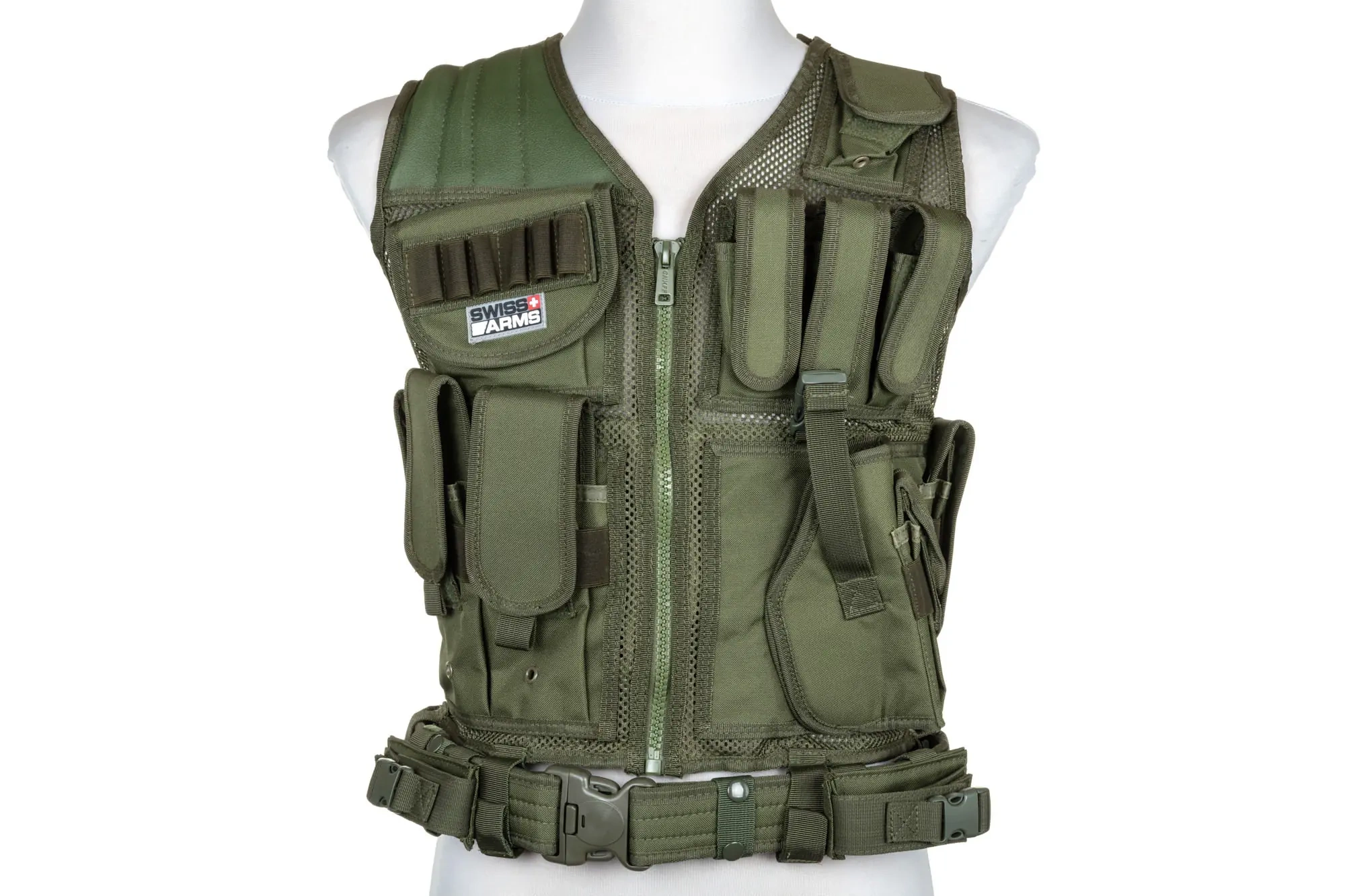 Chaleco Cybergun Swiss Arms Tactical BT-4 Olive