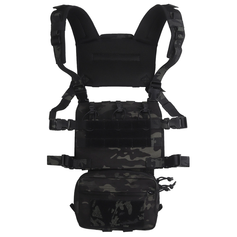 Chaleco Pectoral Wosport VE-107 MC Negro