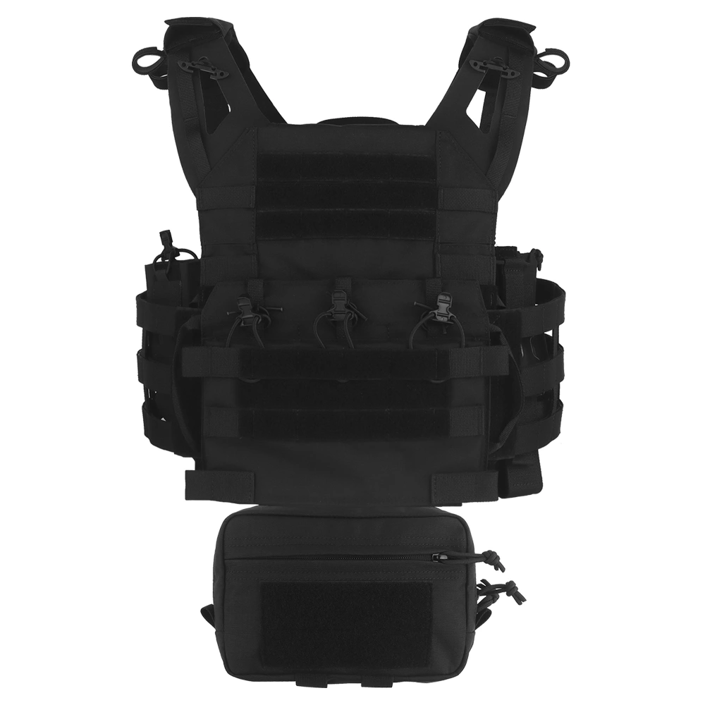 Chaleco Portaplacas Wosport VE-106 Negro