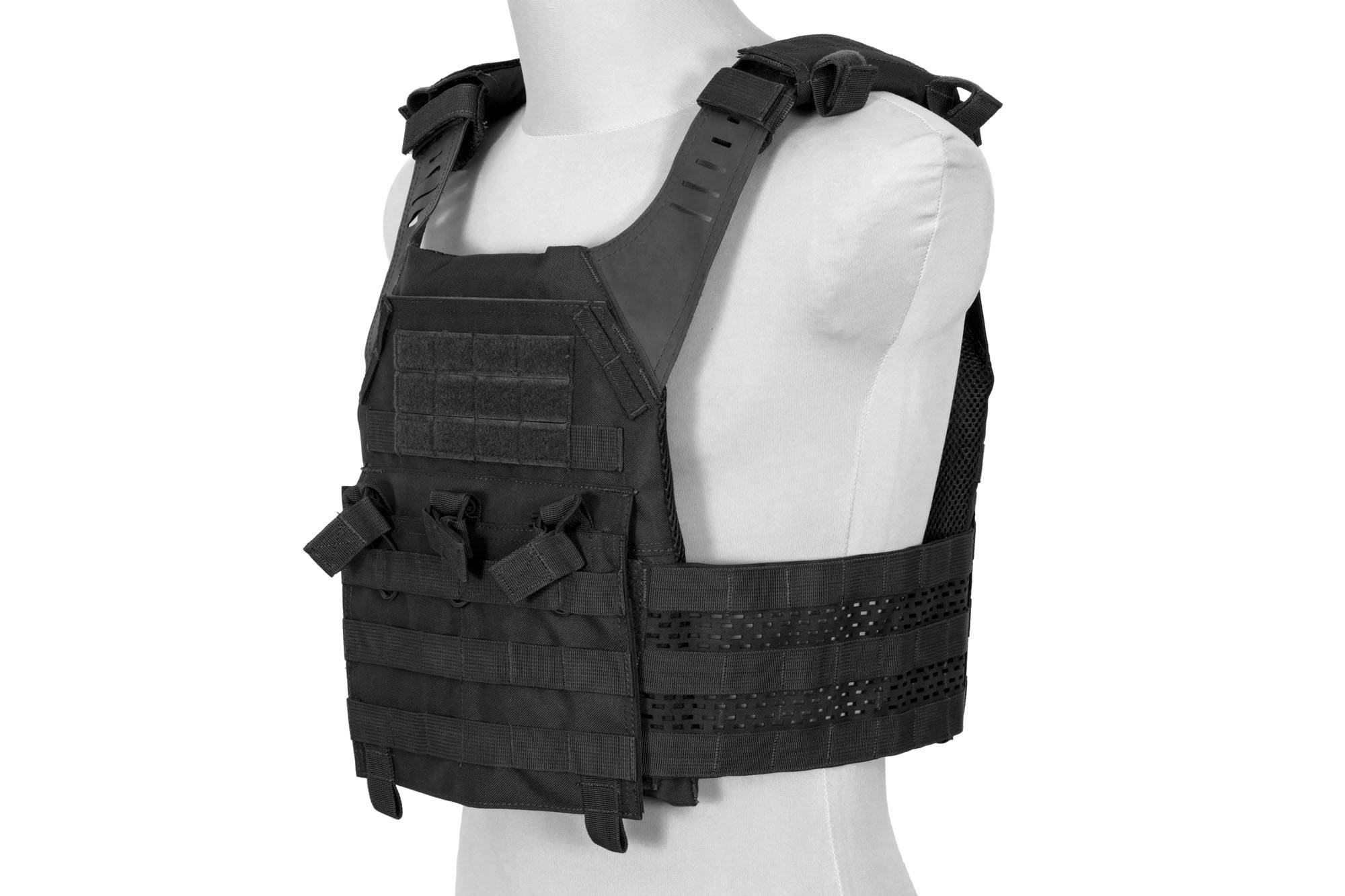 Chaleco táctico Spartan Plate carrier - negro
