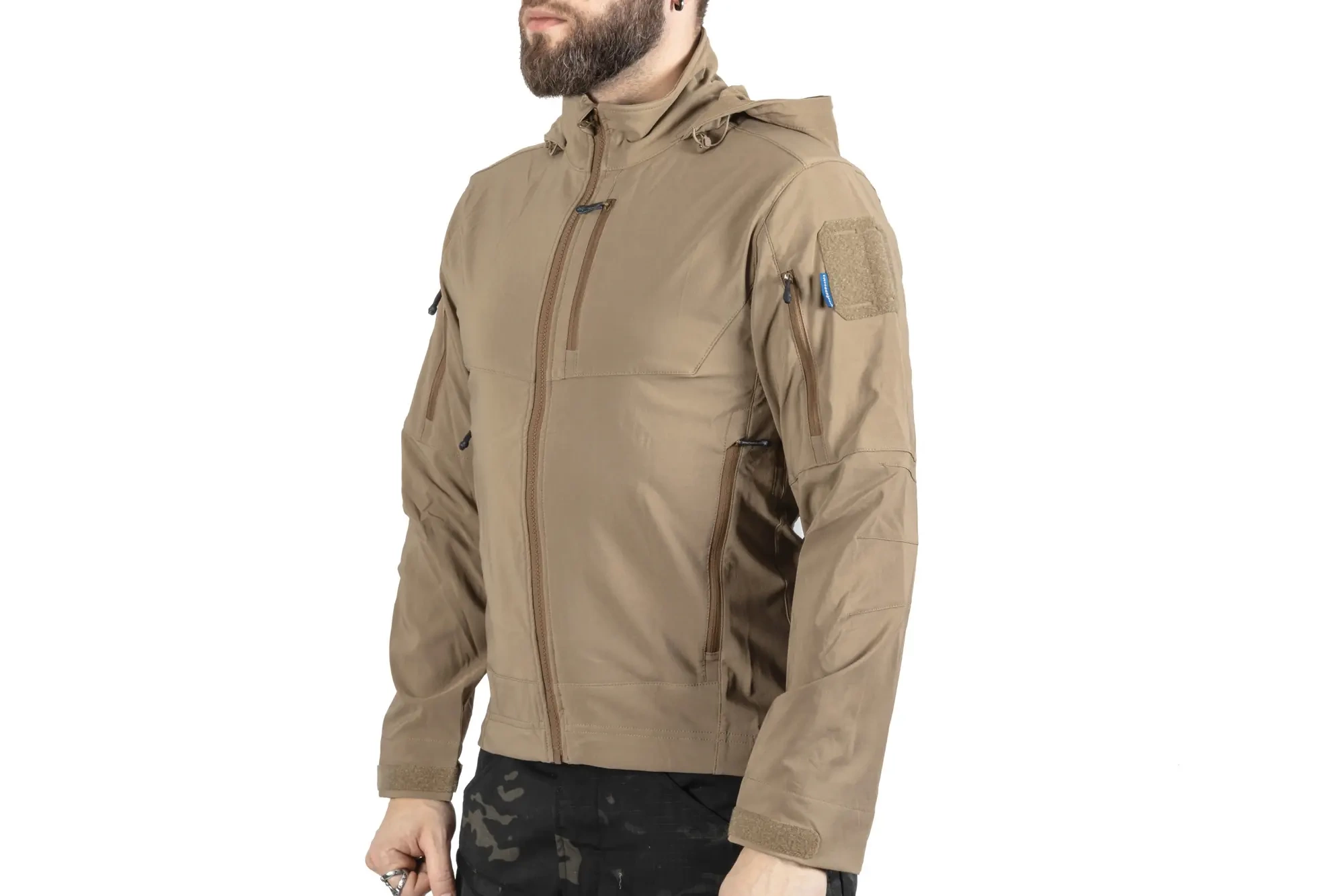 Chaqueta Softshell Emerson Blue Label 'Fog' coyote brown