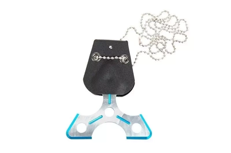 Collar/anillo Shuriken - azul
