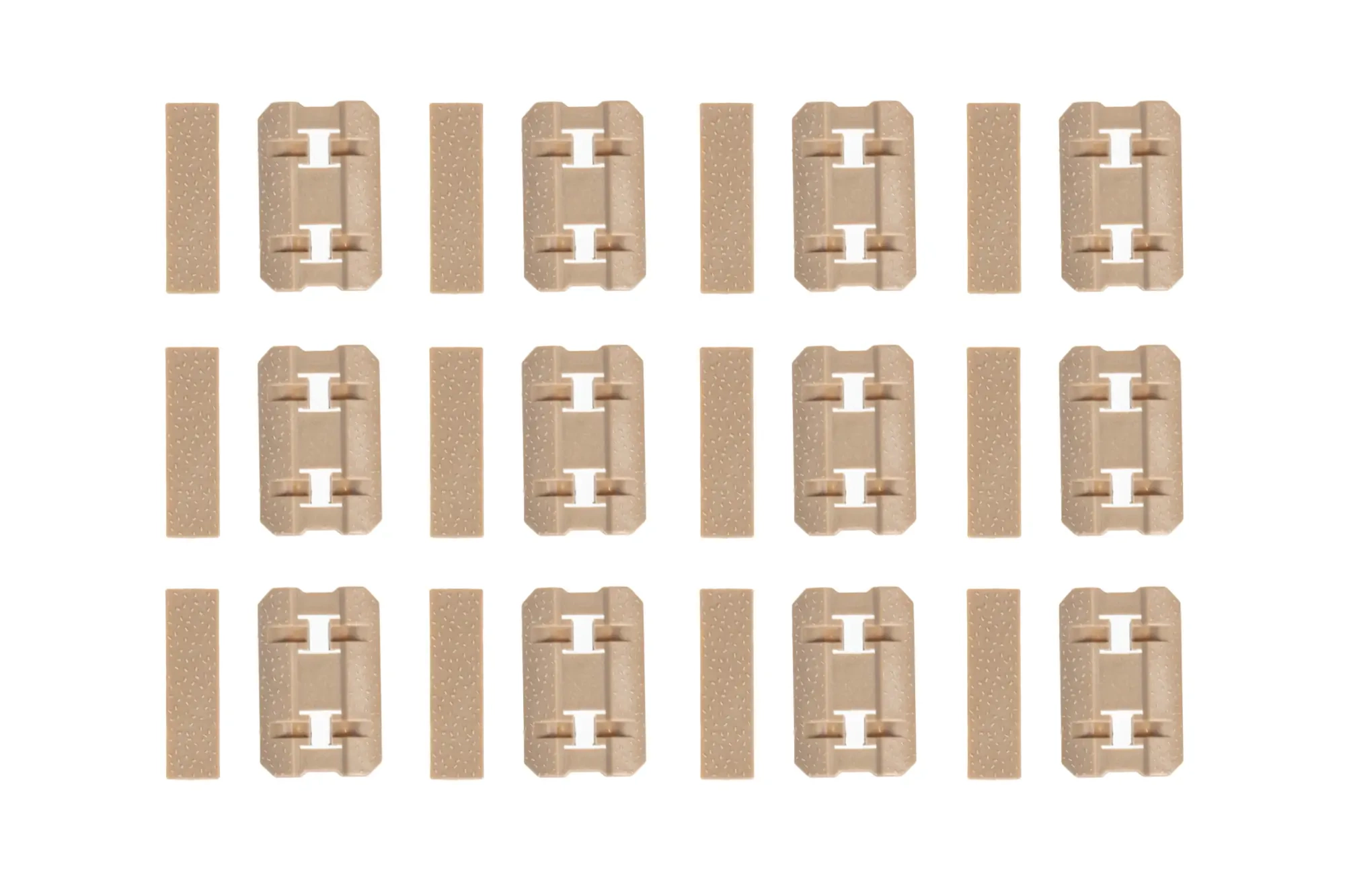 Conjunto de paneles de protección MLOK Double Bell Tan