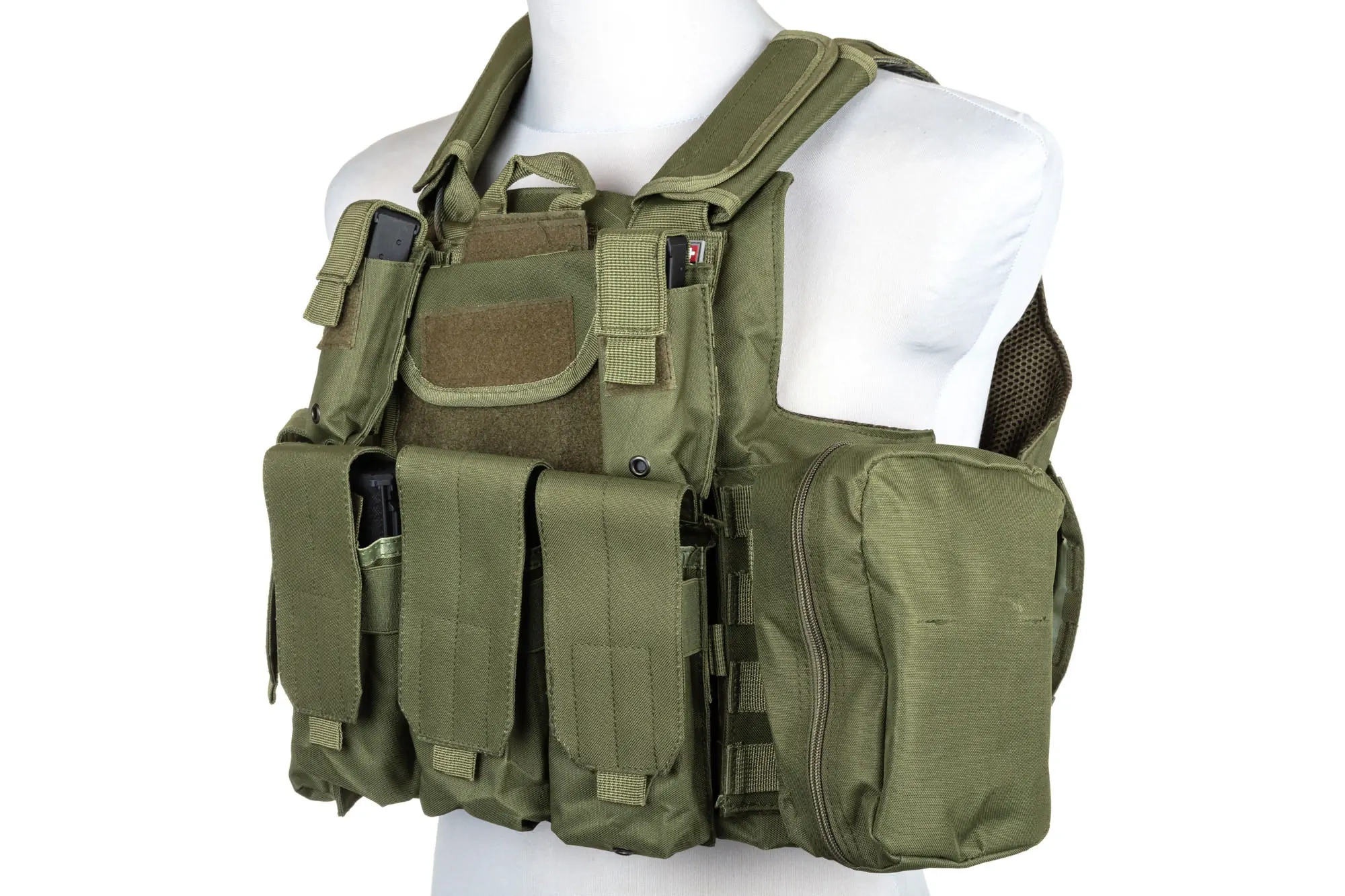 Cybergun Swiss Arms Chaleco Táctico CIRAS Oliva