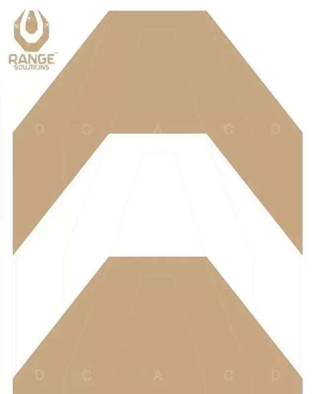 Escudos de Tiro IPSC PT 50pcs