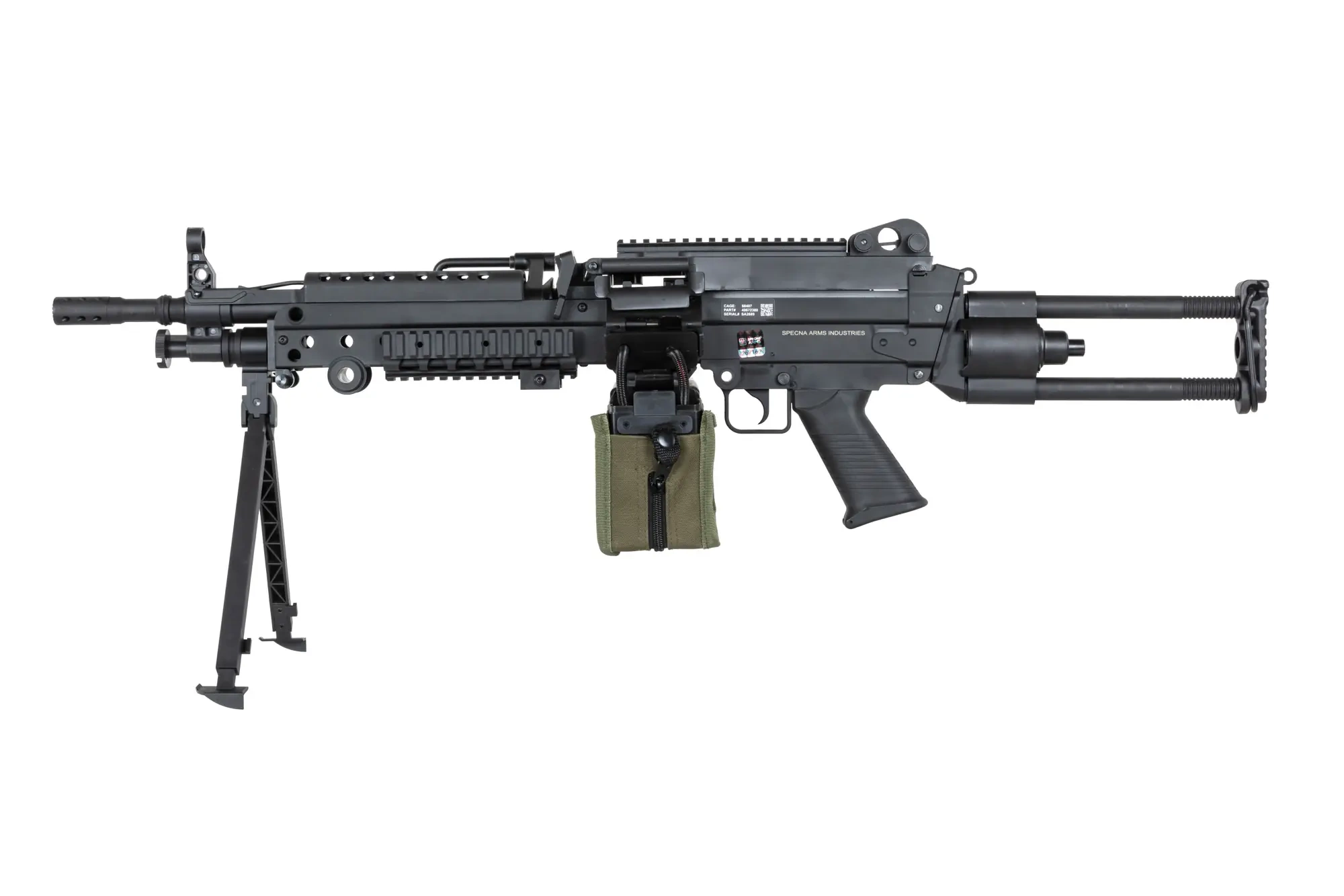 FN HERSTAL M249 PARA FLEX subfusil AEG - Negro