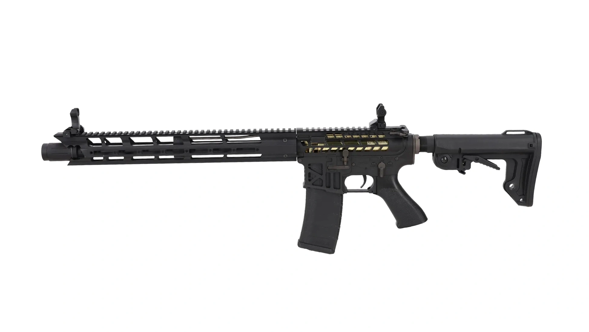 Fusil King Arms airsoft M4 TWS M-Lok Ver. 2 Rifle Edición Limitada Negro