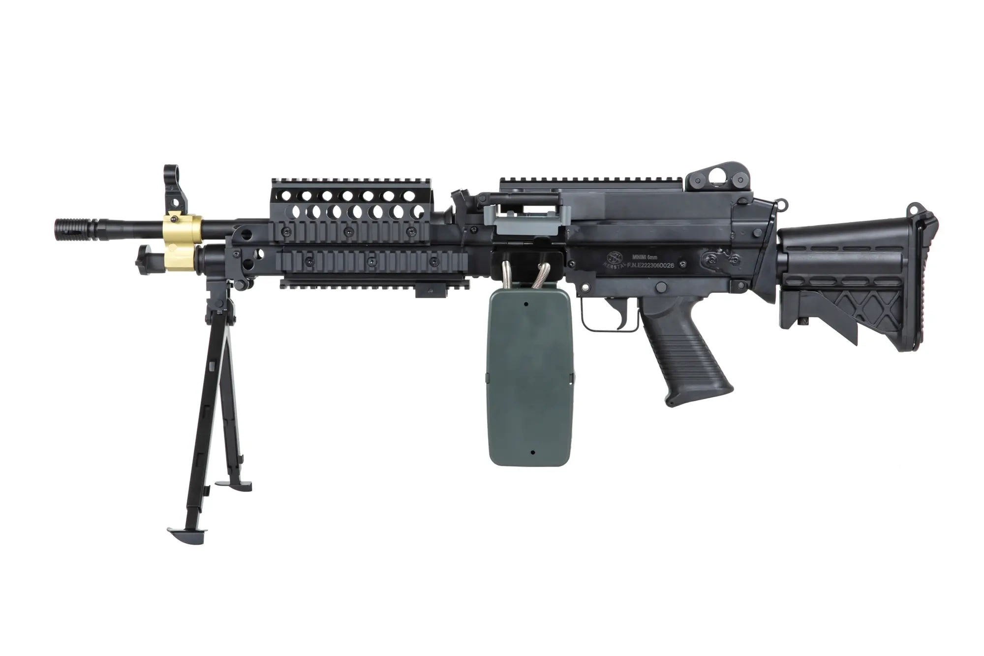 Fusil ametrallador ASG A&K Cybergun MK46 Negro