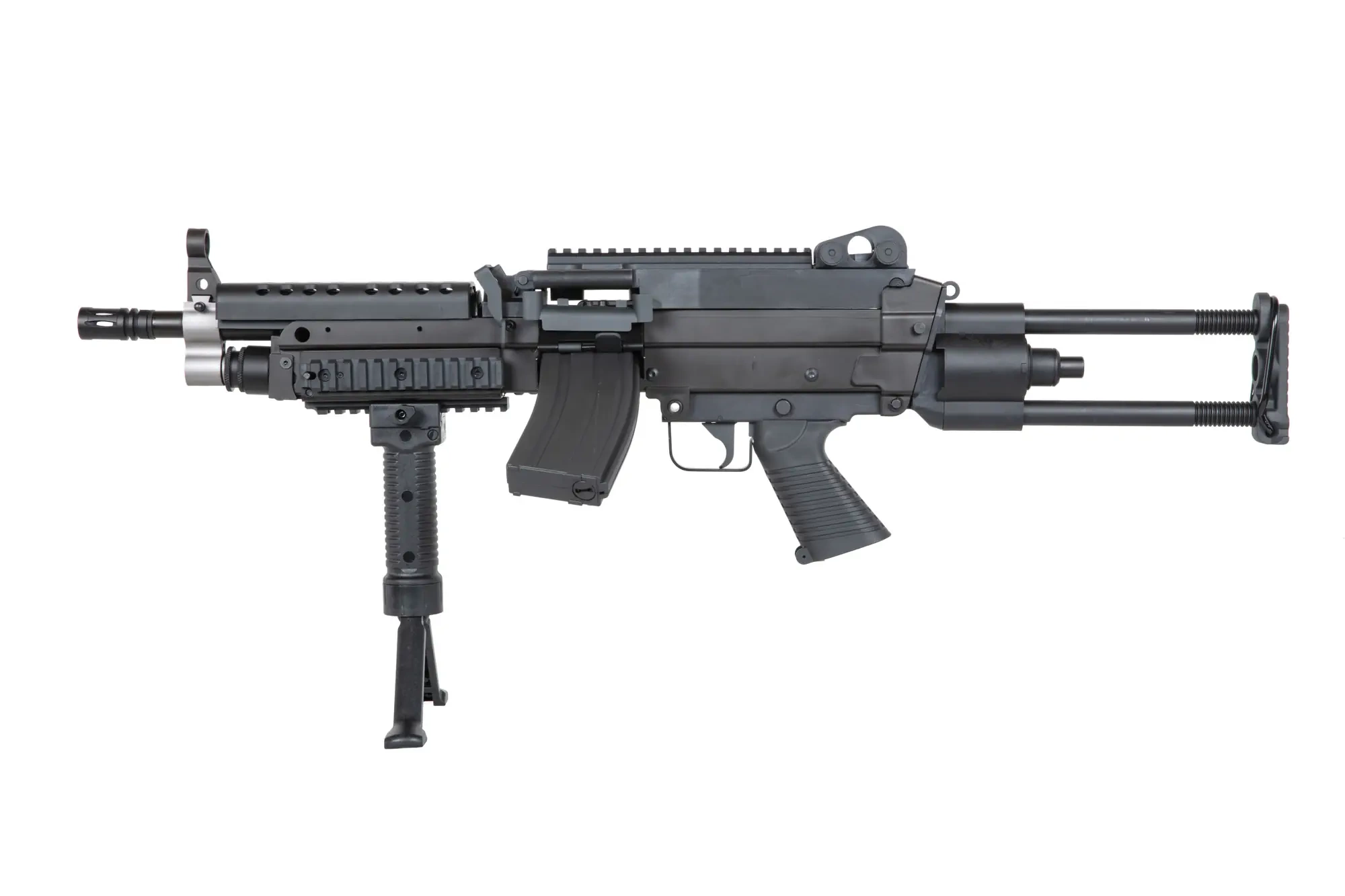 Fusil ametrallador ASG A&K M249 Para Negro