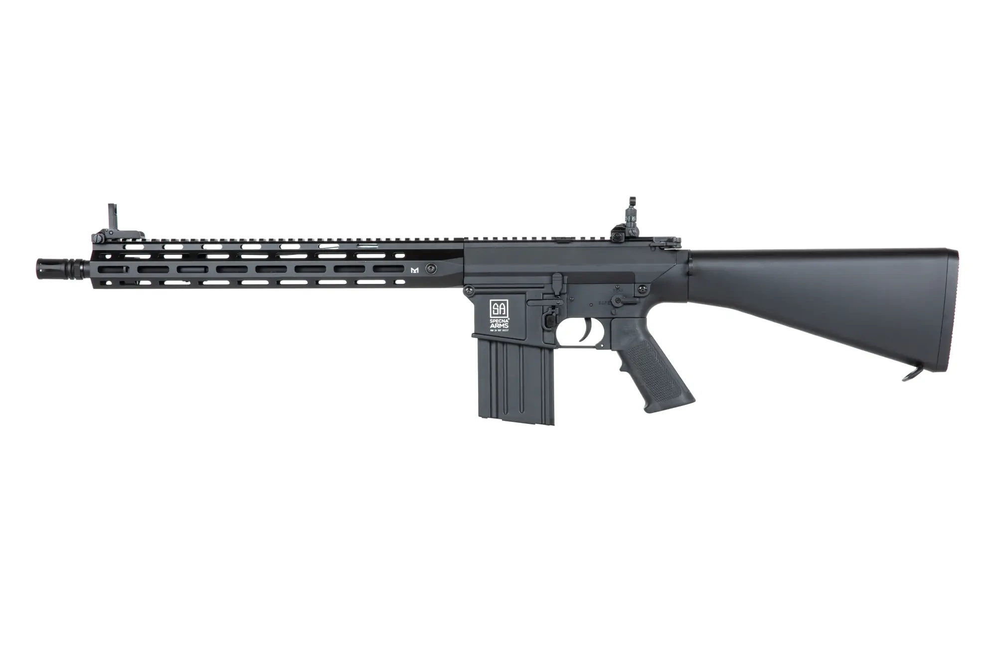 Fusil selector airsoft Specna Arms SA-E38 Edge™ Kestrel™ ETU Negro