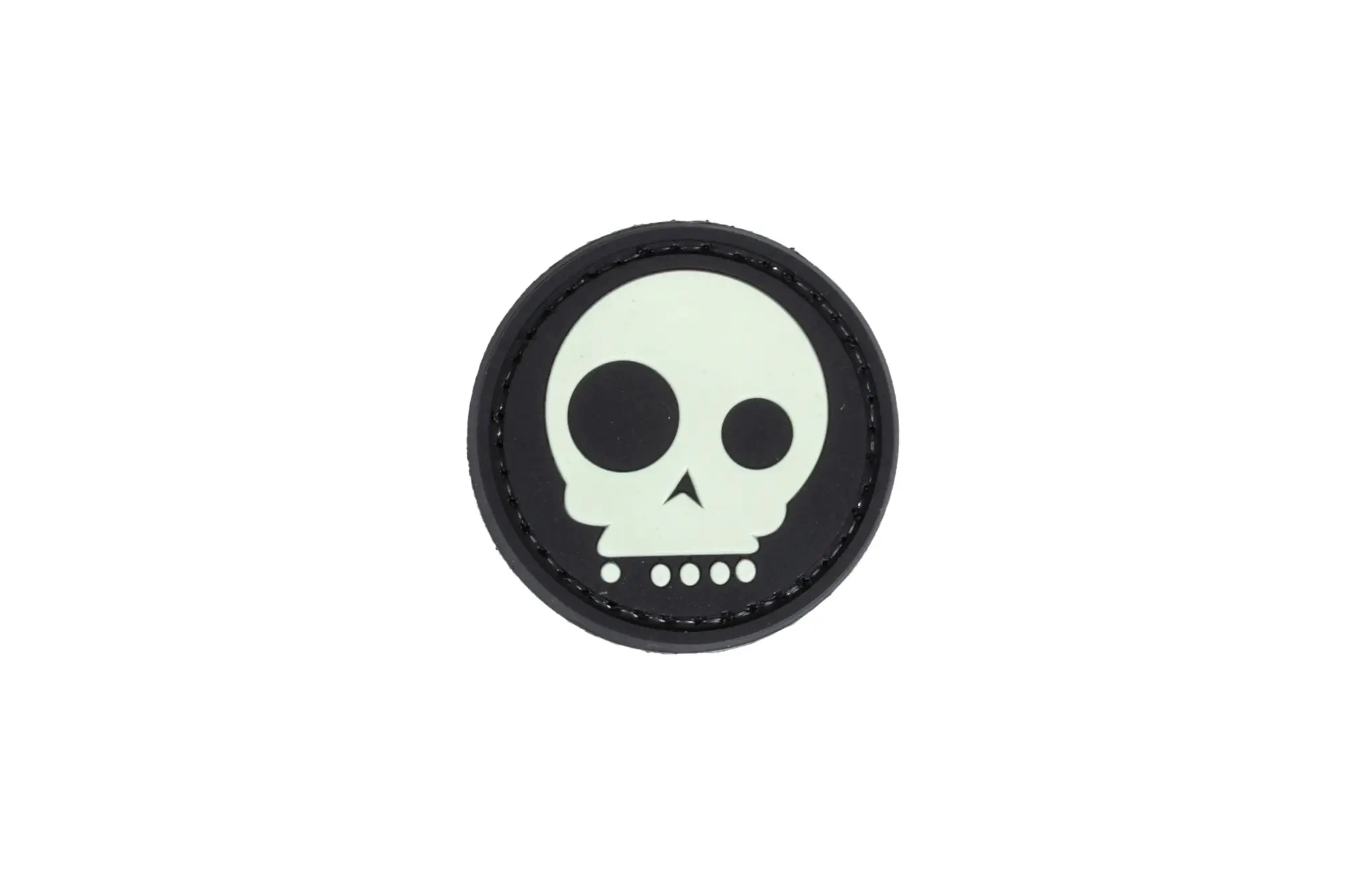 GFC Tactical Funny Skull 3D patch Blanco y negro