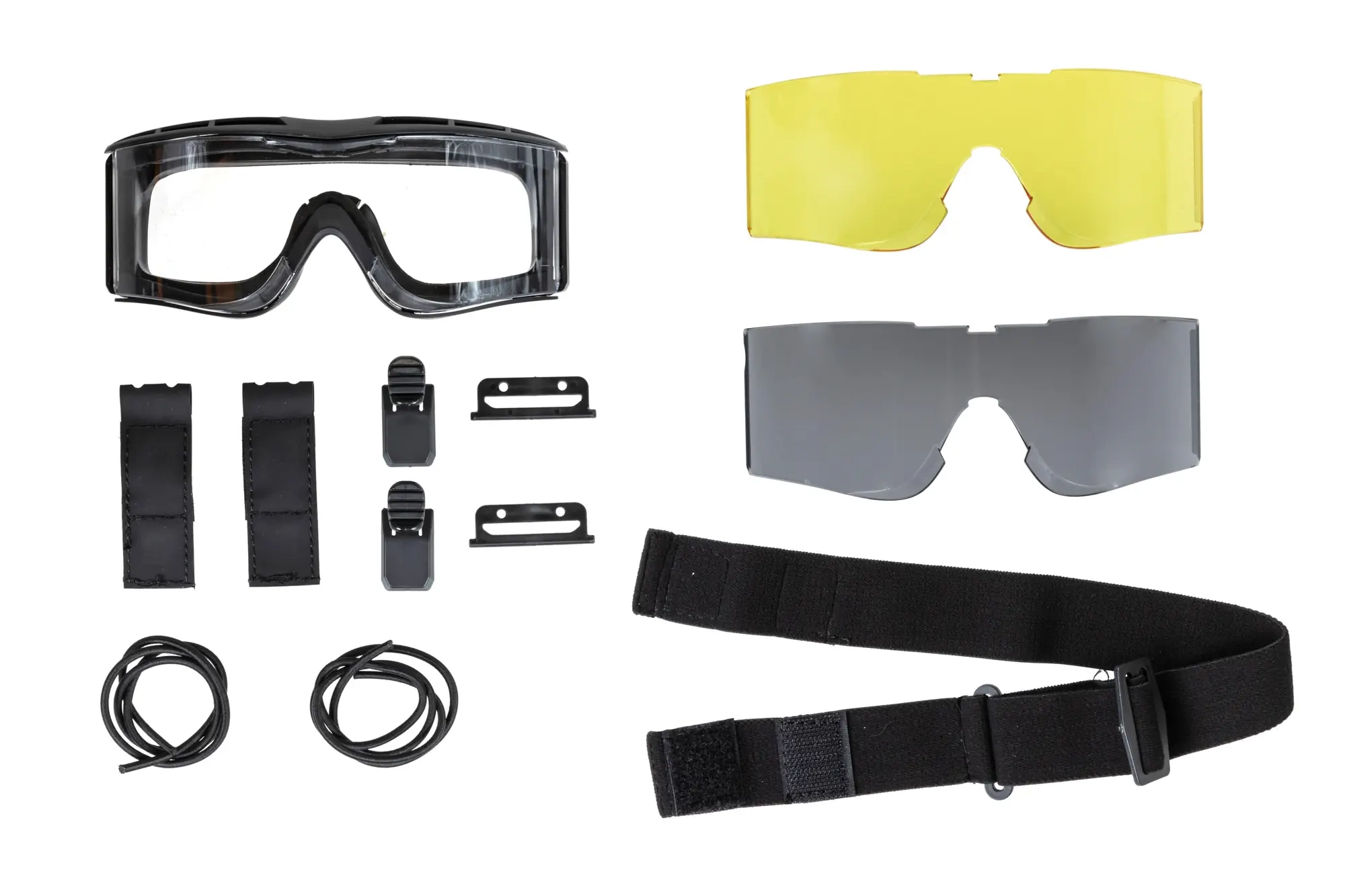Gafas tácticas Wosport GG-005 con lentes intercambiables Negro