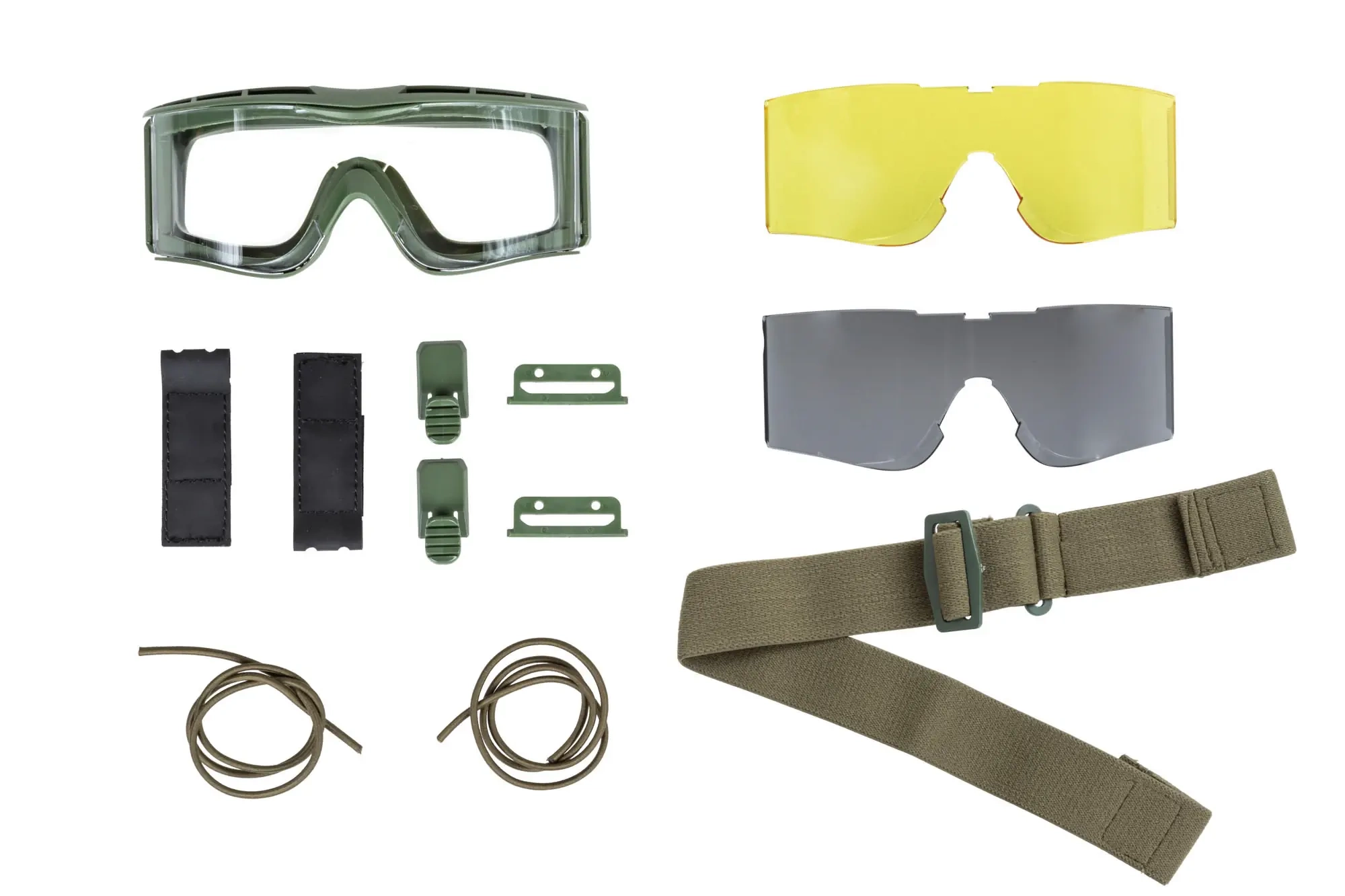 Gafas tácticas Wosport GG-005 con lentes intercambiables Oliva