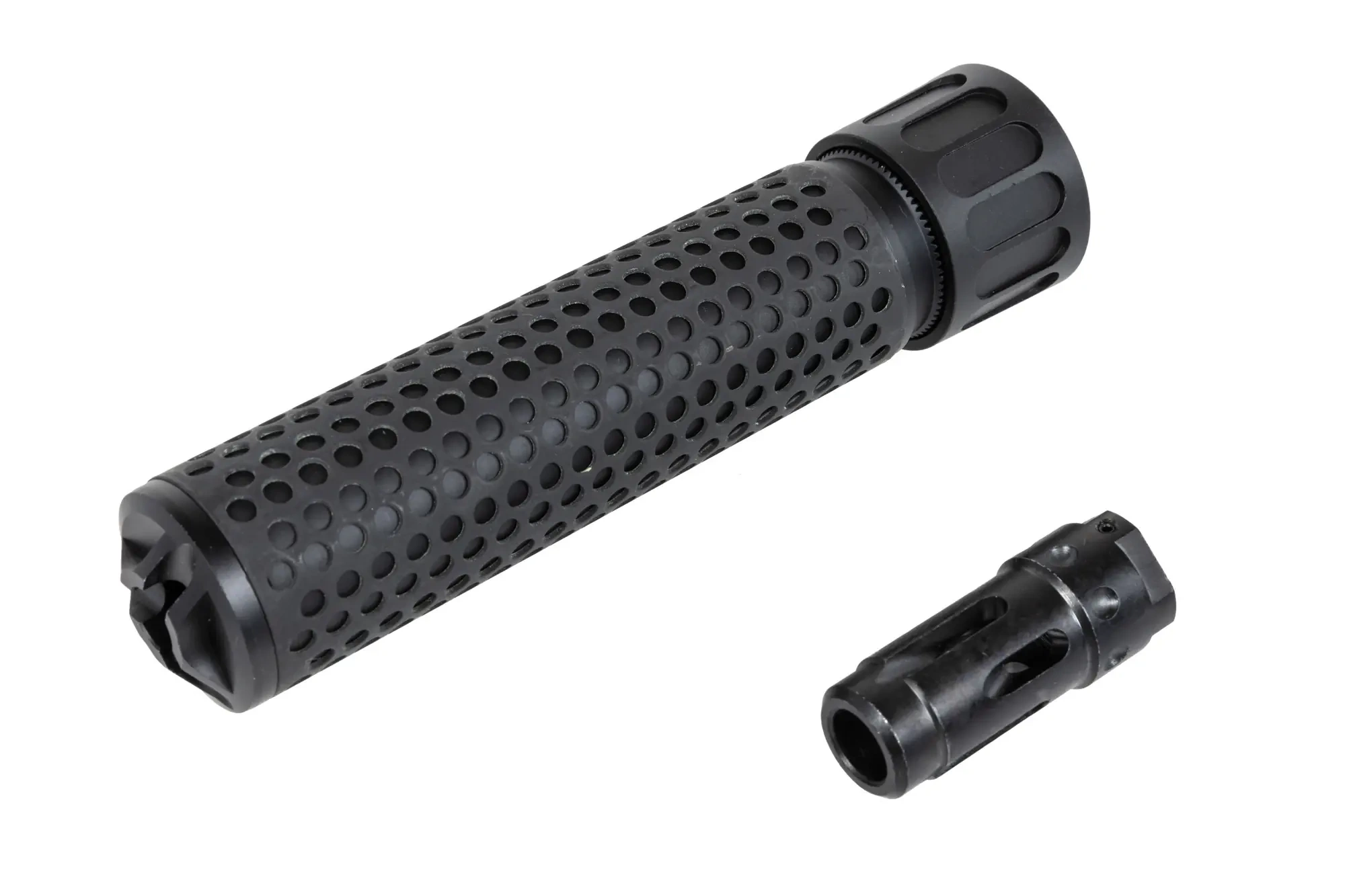 Golden Eagle M-614-Set réplica de supresor de sonido QD con réplica de supresor de llama