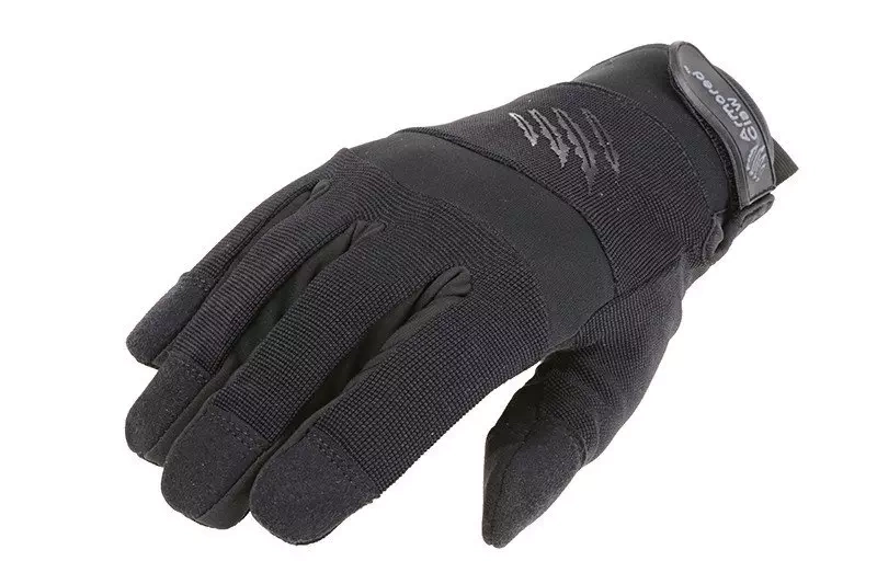 Guantes tácticos Tiro con garra blindada para clima frío - negro