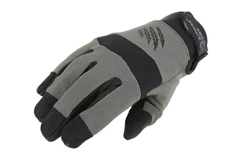 Guantes tácticos Tiro con garra blindada para clima frío - verde salvia