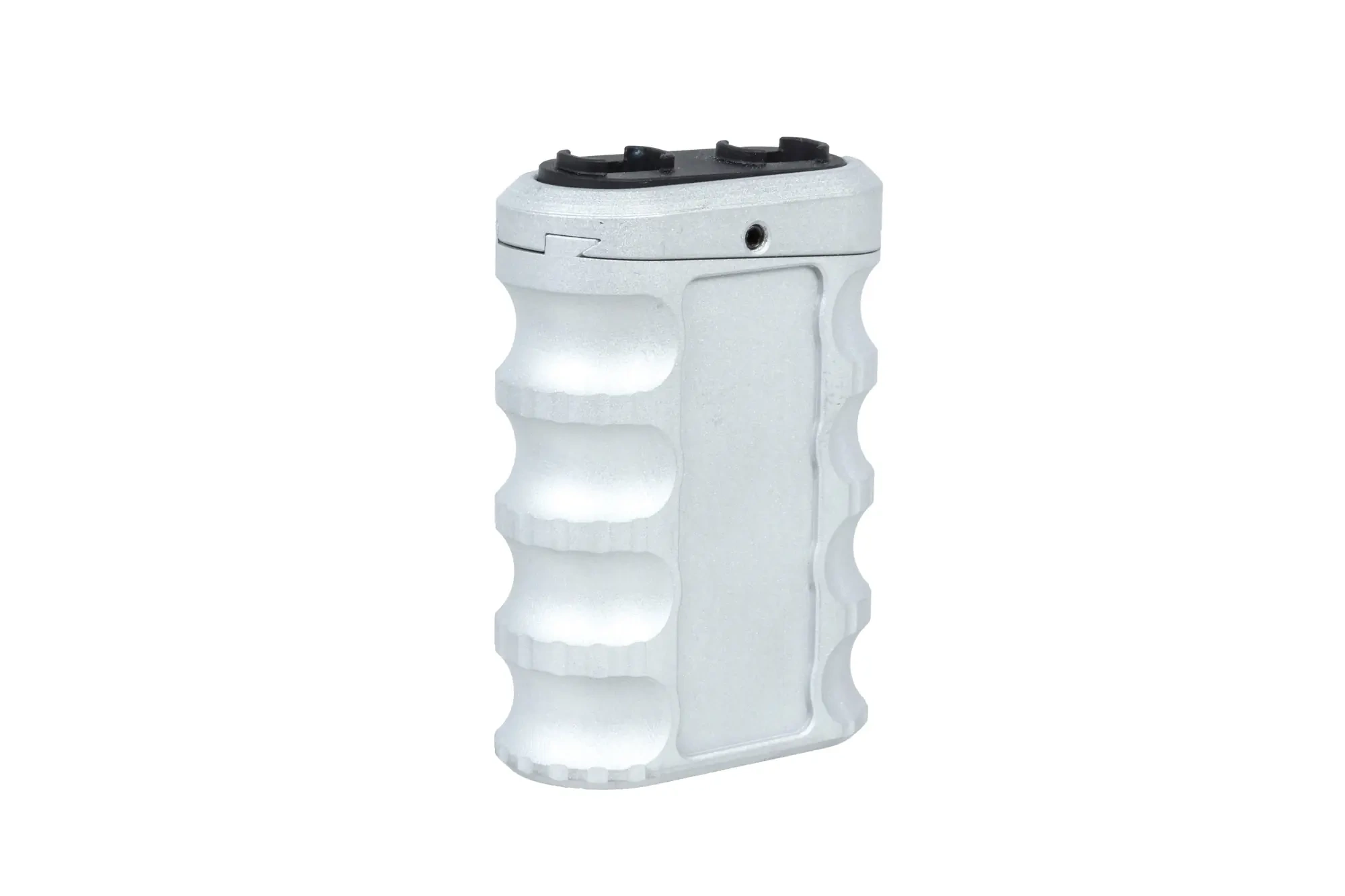JJ Airsoft JA-1393 empuñadura delantera angulada para raíl M-LOK/Keymod (aluminio) Plata