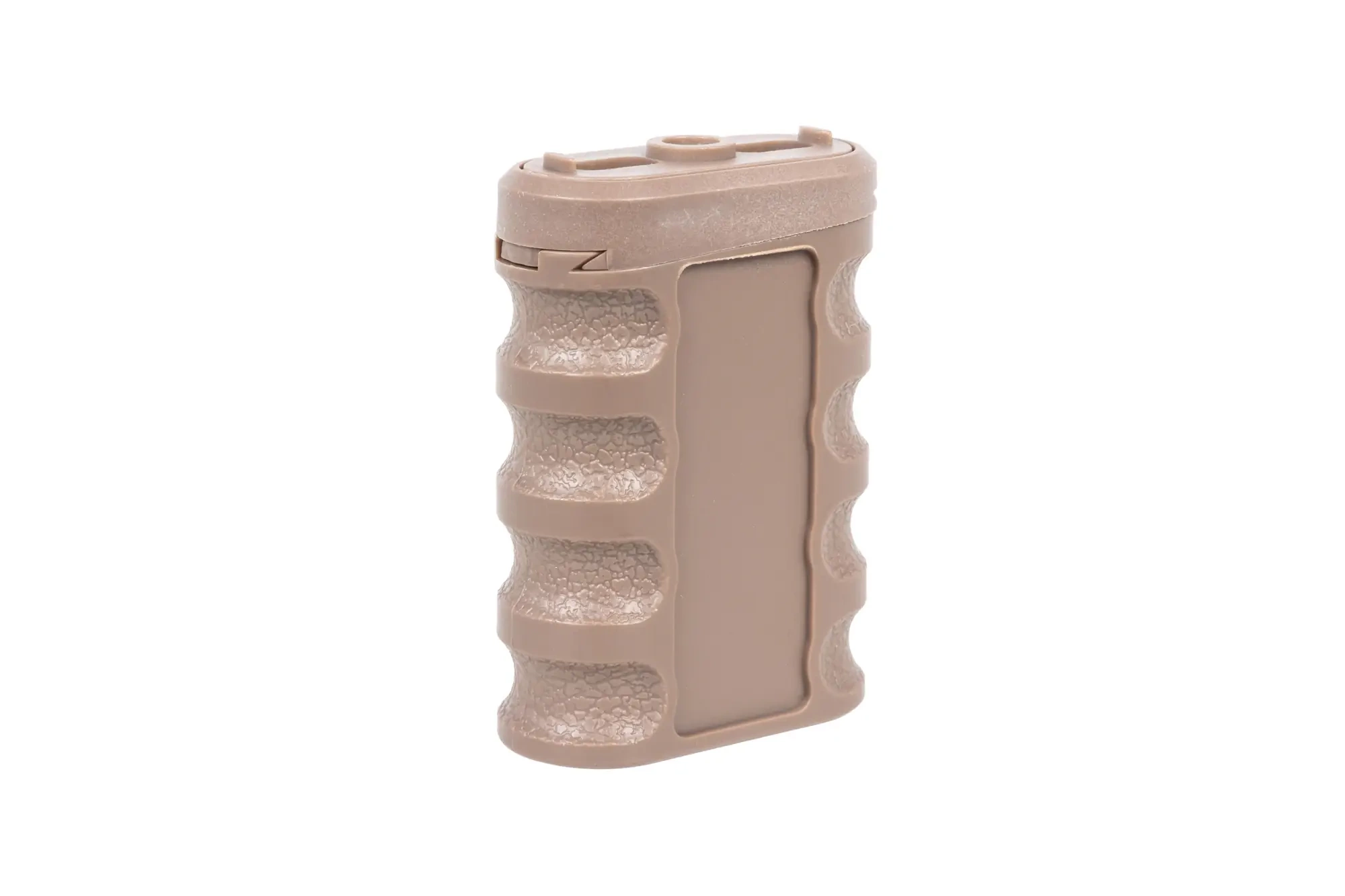JJ Airsoft JA-1394 empuñadura delantera en ángulo para raíl M-LOK/Keymod (nylon) Tan