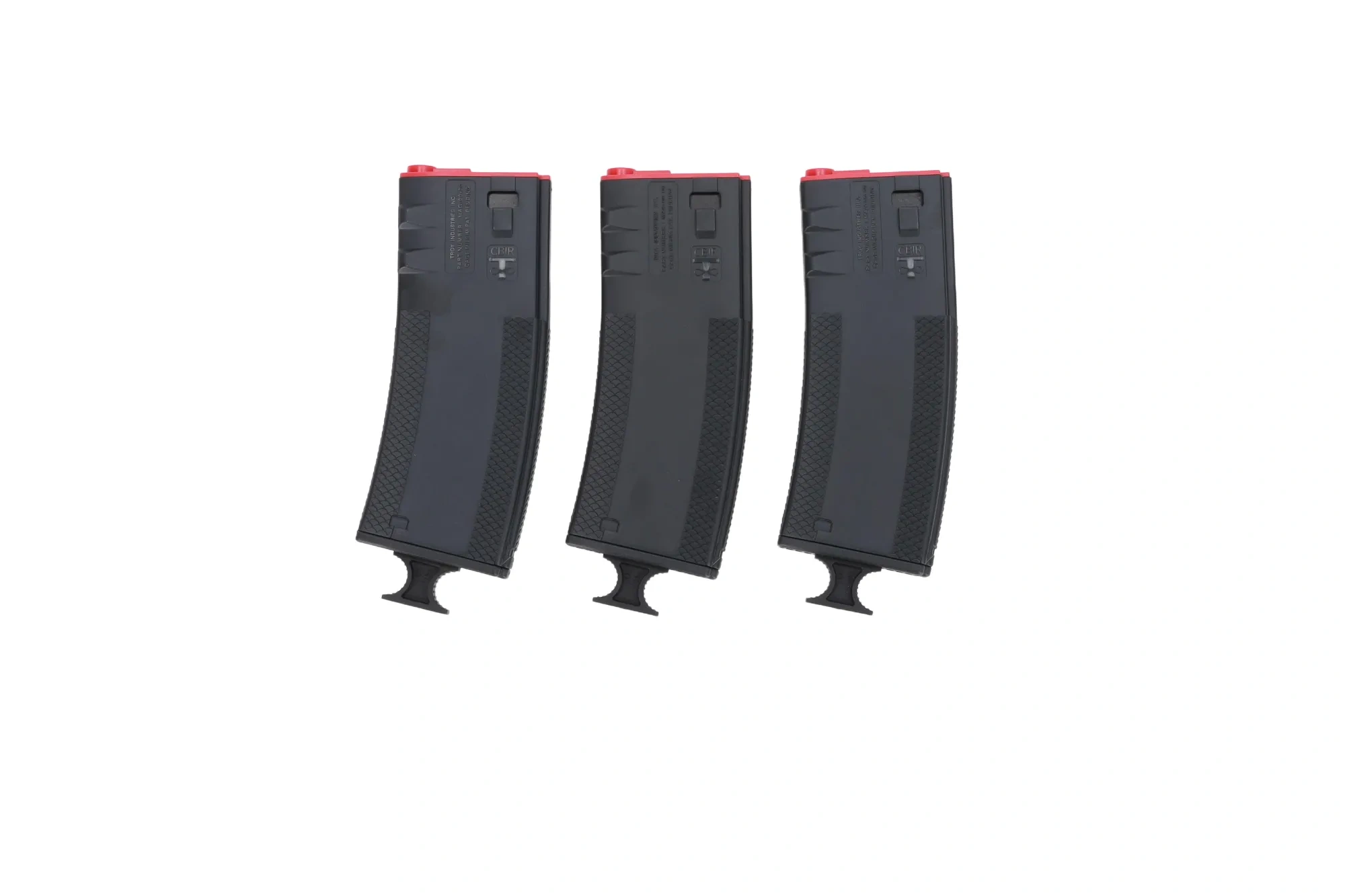 Juego de 3 cargadores mid-cap de 250 bolas King Arms x Troy Battlemag para réplicas tipo M4/M16