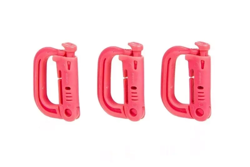 Juego de 3 hebillas Grmlock - rosa