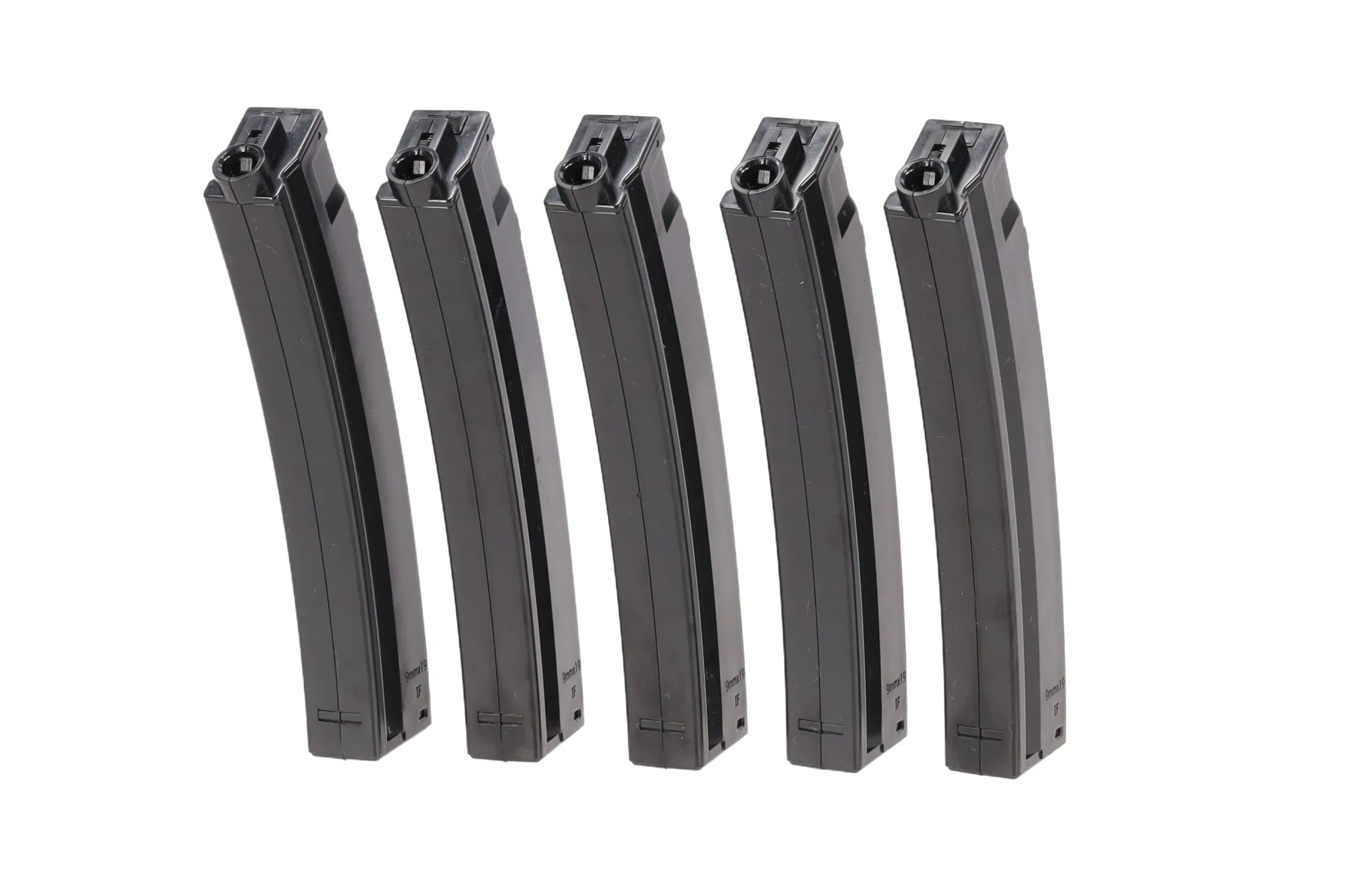 Juego de 5 cargadores King Arms de mid-cap y 100 bolas para réplicas de MP5