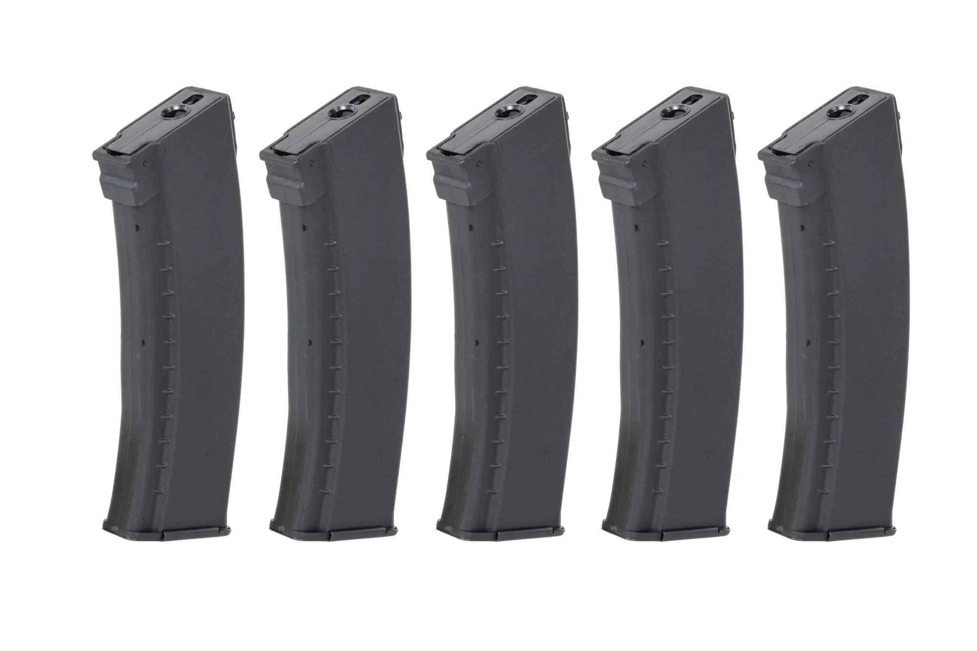 Juego de 5 cargadores de bolas Mid-Cap 135/30 Arcturus EMM AK74 "Bakelite" Variable-Cap para réplicas AK Negro