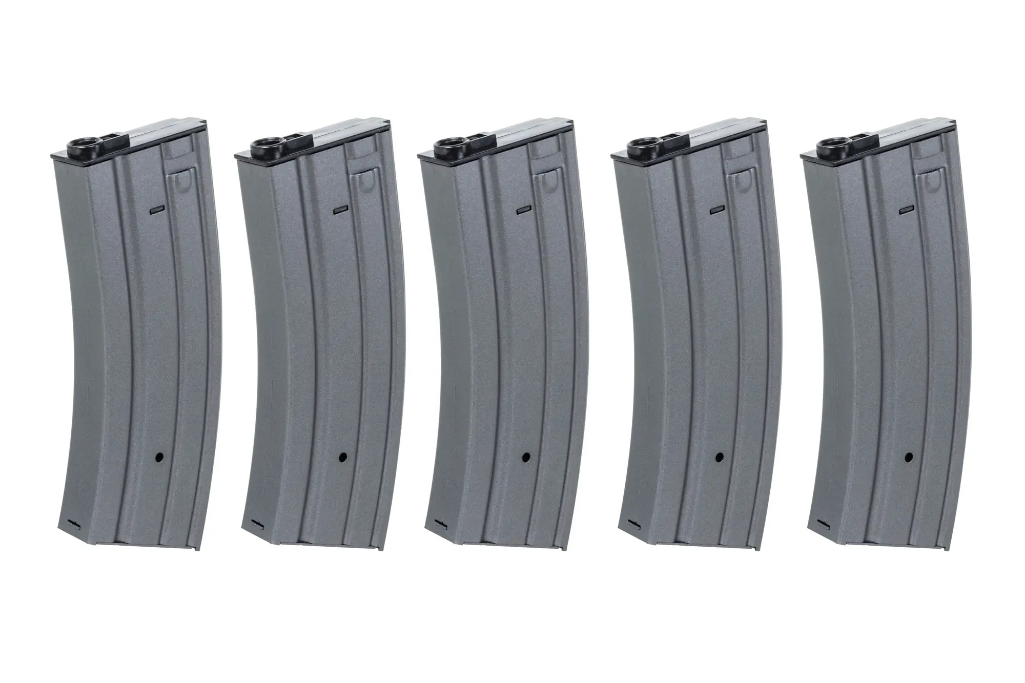 Juego de 5 cargadores metálicos de 120 bolas Specna Arms Gris