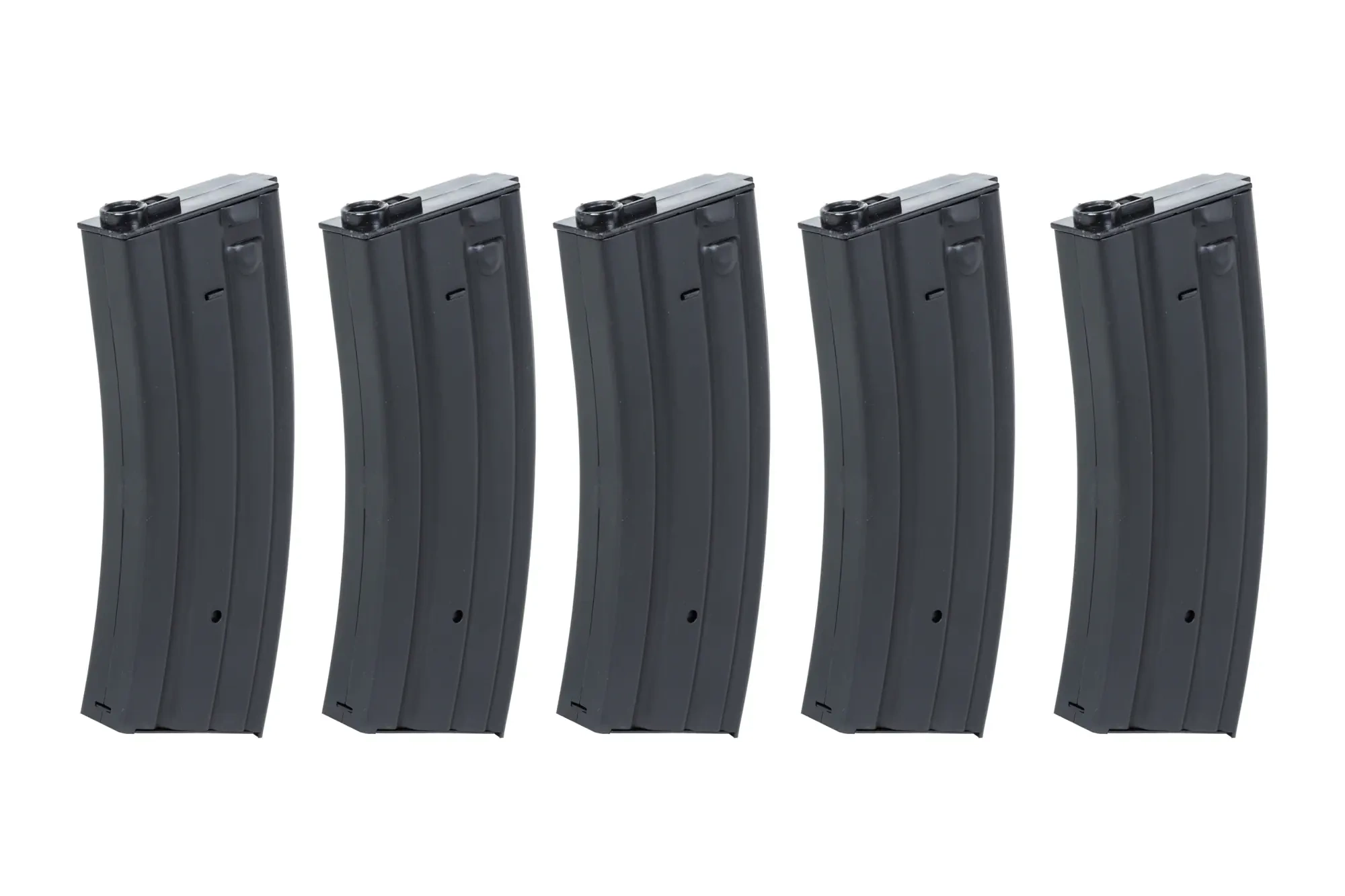 Juego de 5 cargadores metálicos de baja capacidad de 70 bolas Specna Arms Negro