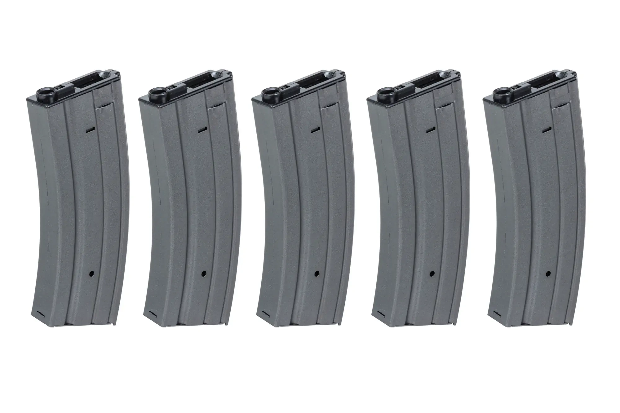 Juego de 5 cargadores metálicos hi-cap 300 bolas Specna Arms Gris
