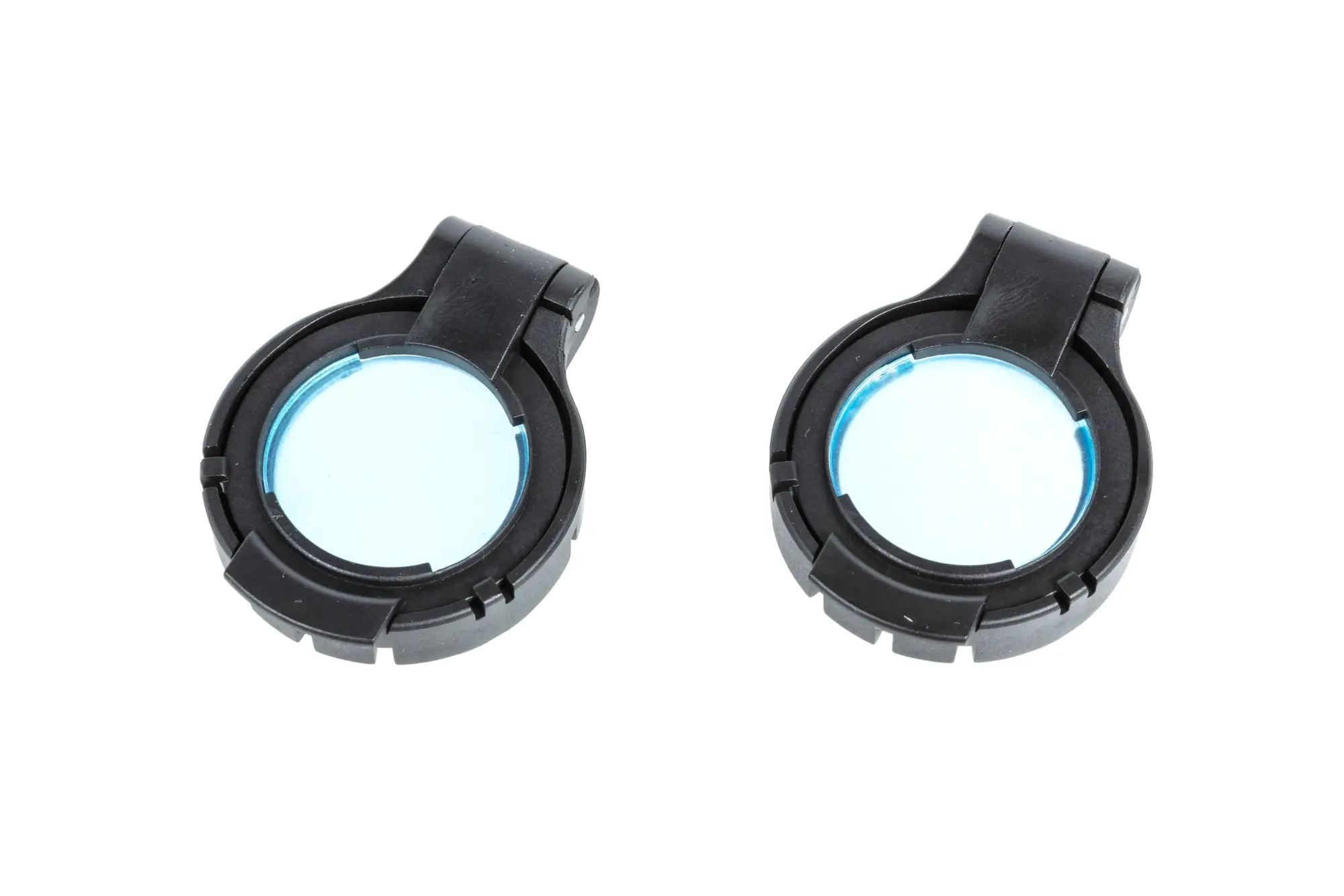Juego de dos fundas transparentes abatibles JJ Airsoft para el red dot ZV-1