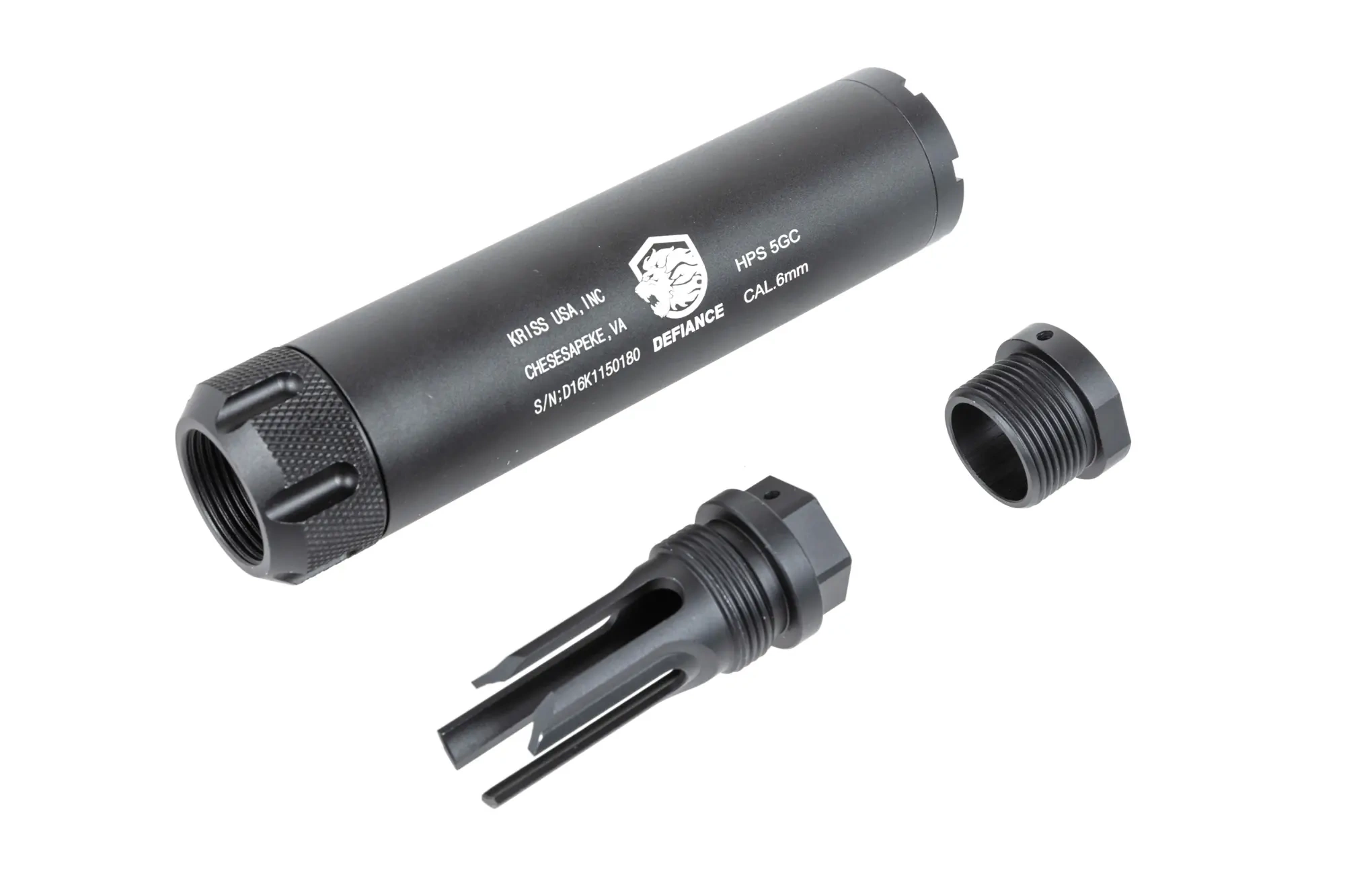 Juego de supresores de sonido réplica Cyma con supresor de llamas réplica HY-204