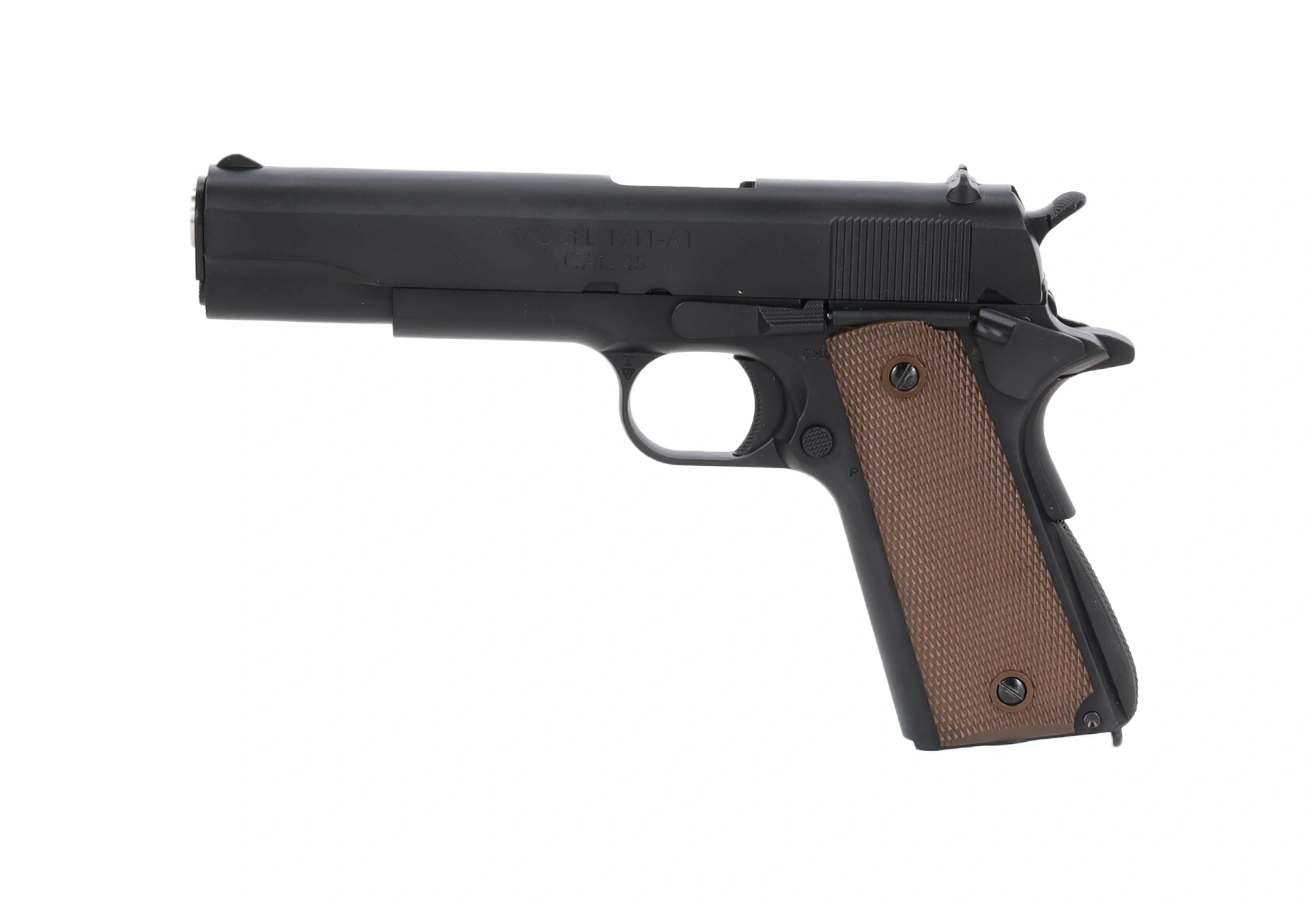 King Arms 1911-A1 cal.45 airsoft pistola de green gas Negro