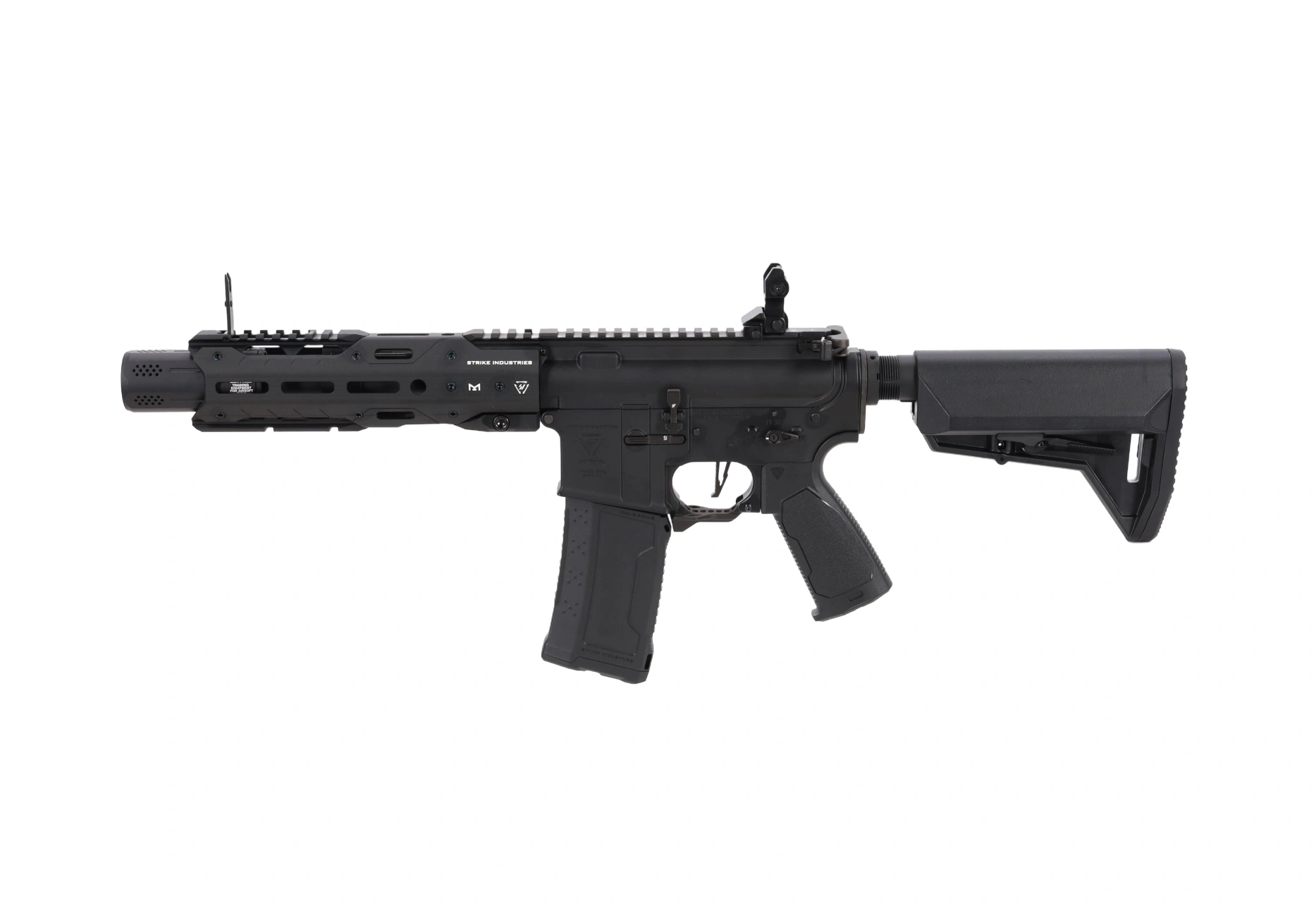 King Arms x Strike Industries Carabina Sentinel GRIDLOK® 8.5" Aster SE ETU airsoft Negra