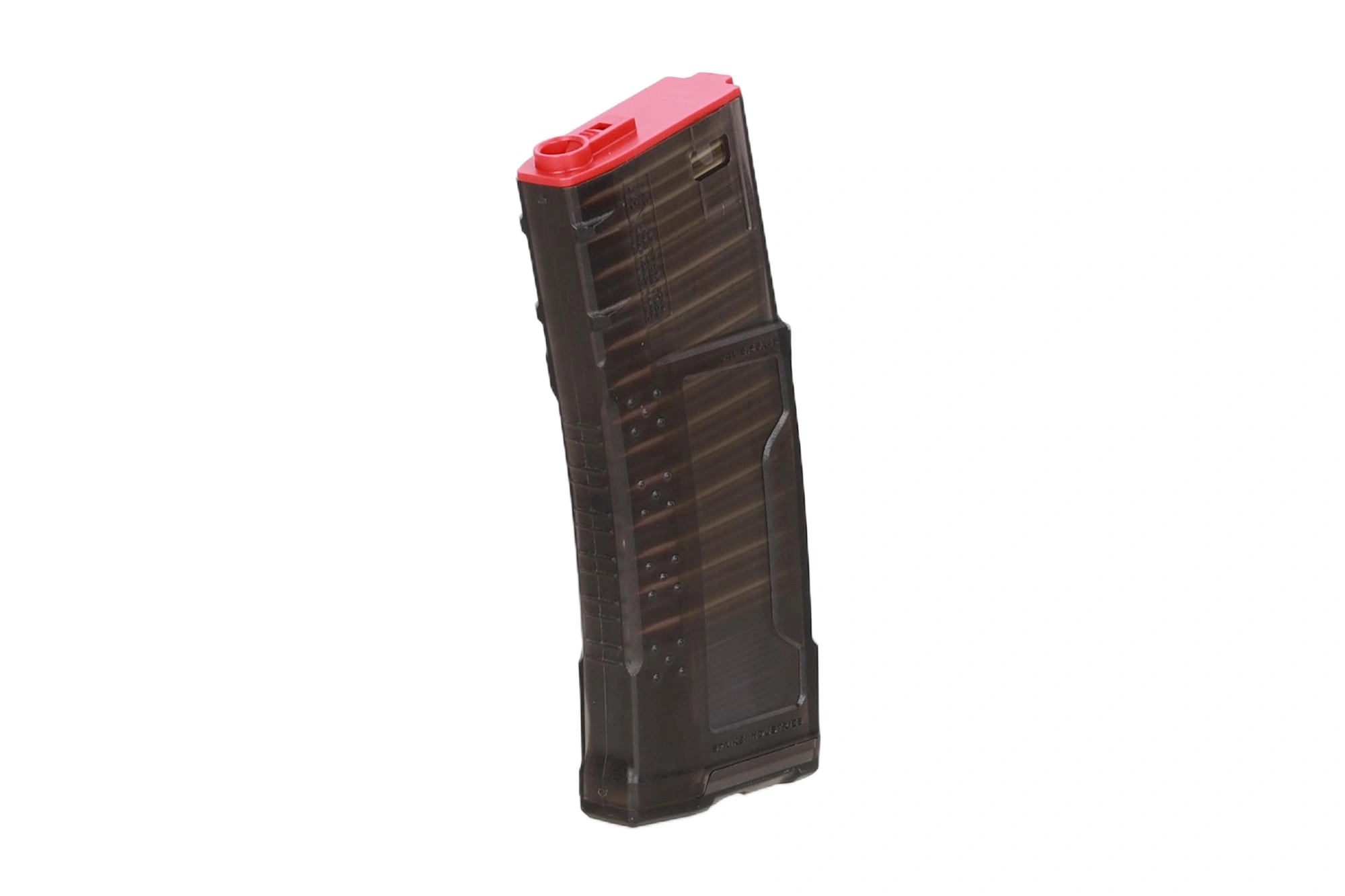 King Arms x Strike Industries Cargador de 250 bolas de mid-cap para réplicas tipo M4/M16 Transparente