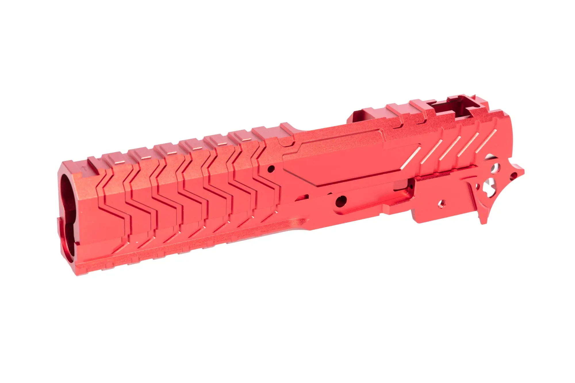 Kit de cerradura y marco 5KU Matrix Style para réplicas Hi-Capa Rojo