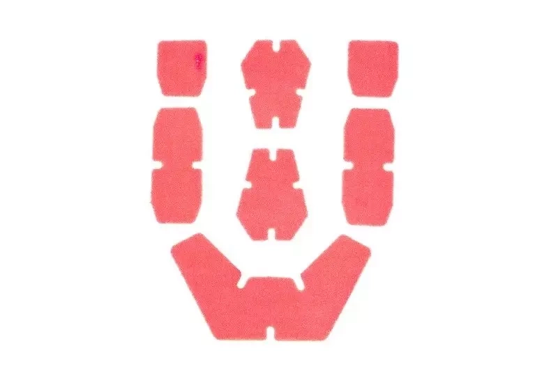 Kit de velcro para cascoy tipo CP - rosa