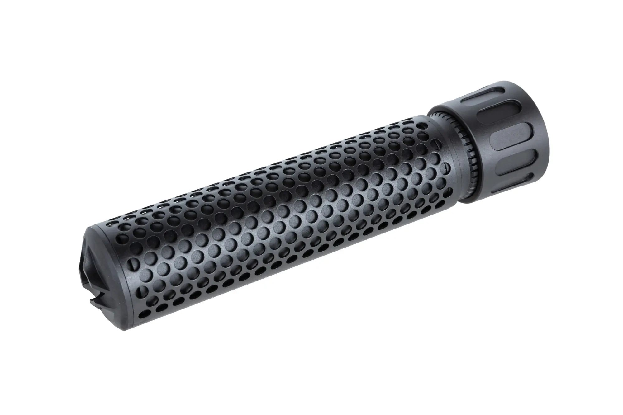 Kit supresor de sonido réplica QDC 5KU con supresor de llamas réplica QD Negro