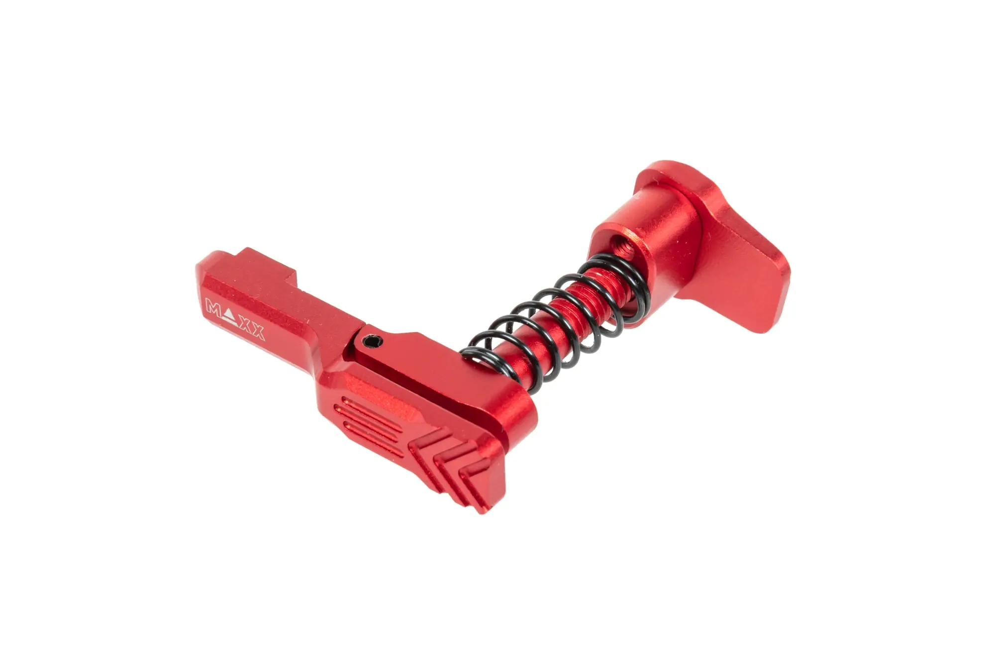 Liberador de cargador de aluminio Maxx Model Advanced tipo A para réplicas MTW M4 Rojo
