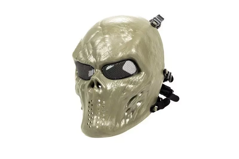 Máscara de terror Skeleton - Verde Follaje