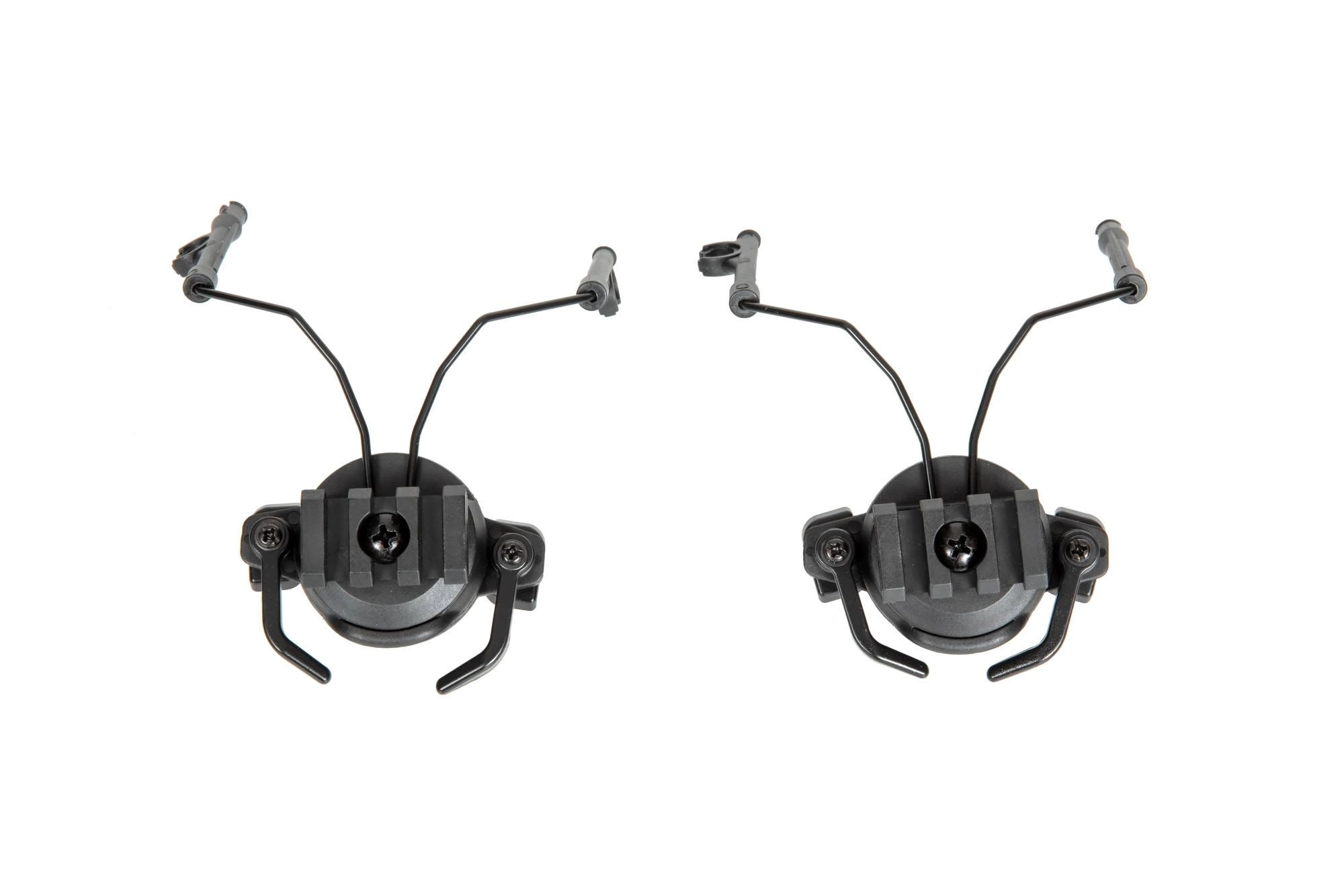Montura auriculares para cascoFAST / Opscore (19-21mm) - negro