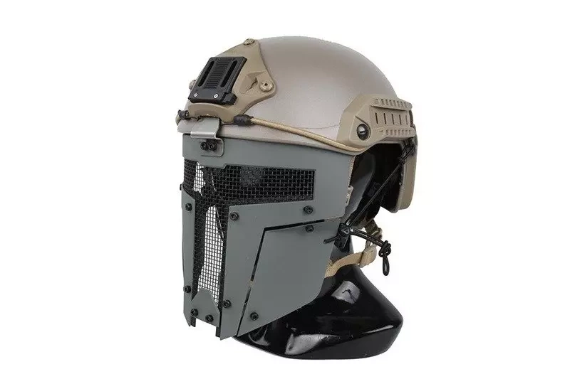 Pantalla facial SPT para cascoFAST - Wolf Grey