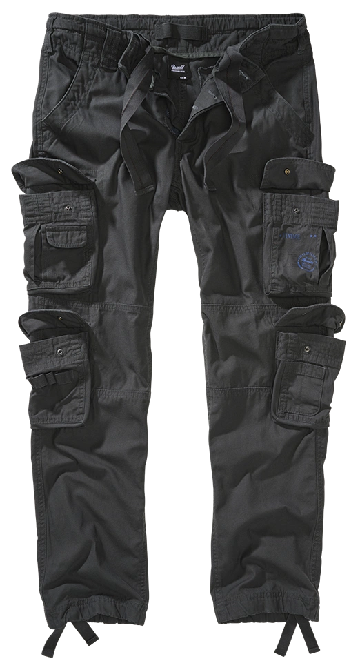 Pantalones Brandit Pure Slim Fit Gris